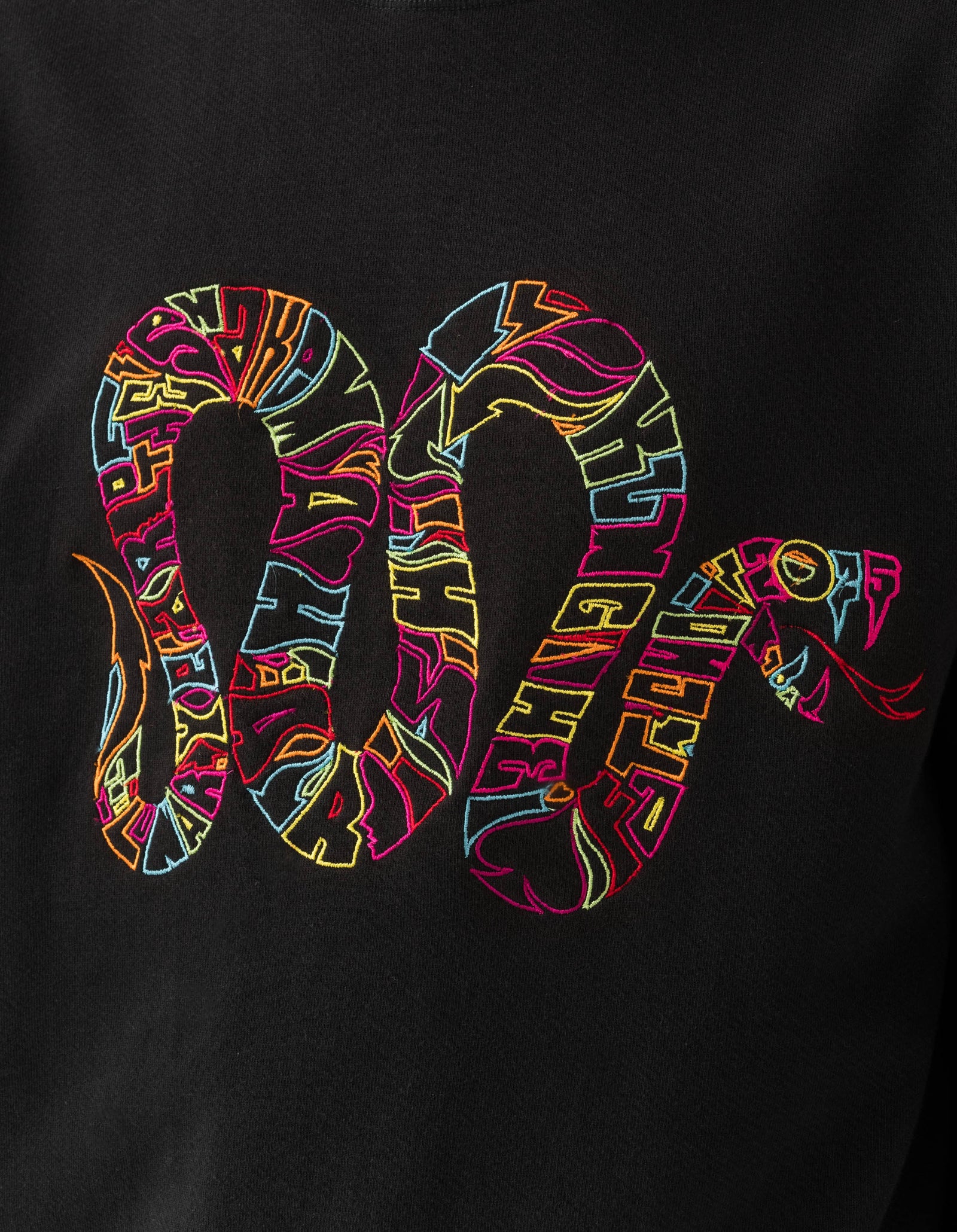 1539 Kay One Year of the Snake Crew Sweat Black