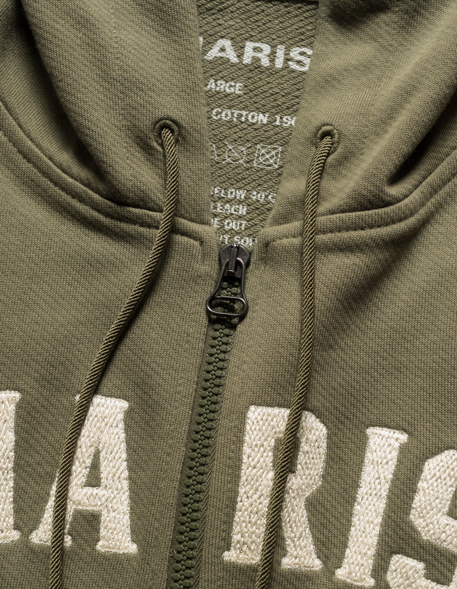 6011 Cobra Zipped Hooded Sweat Olive OG-107F
