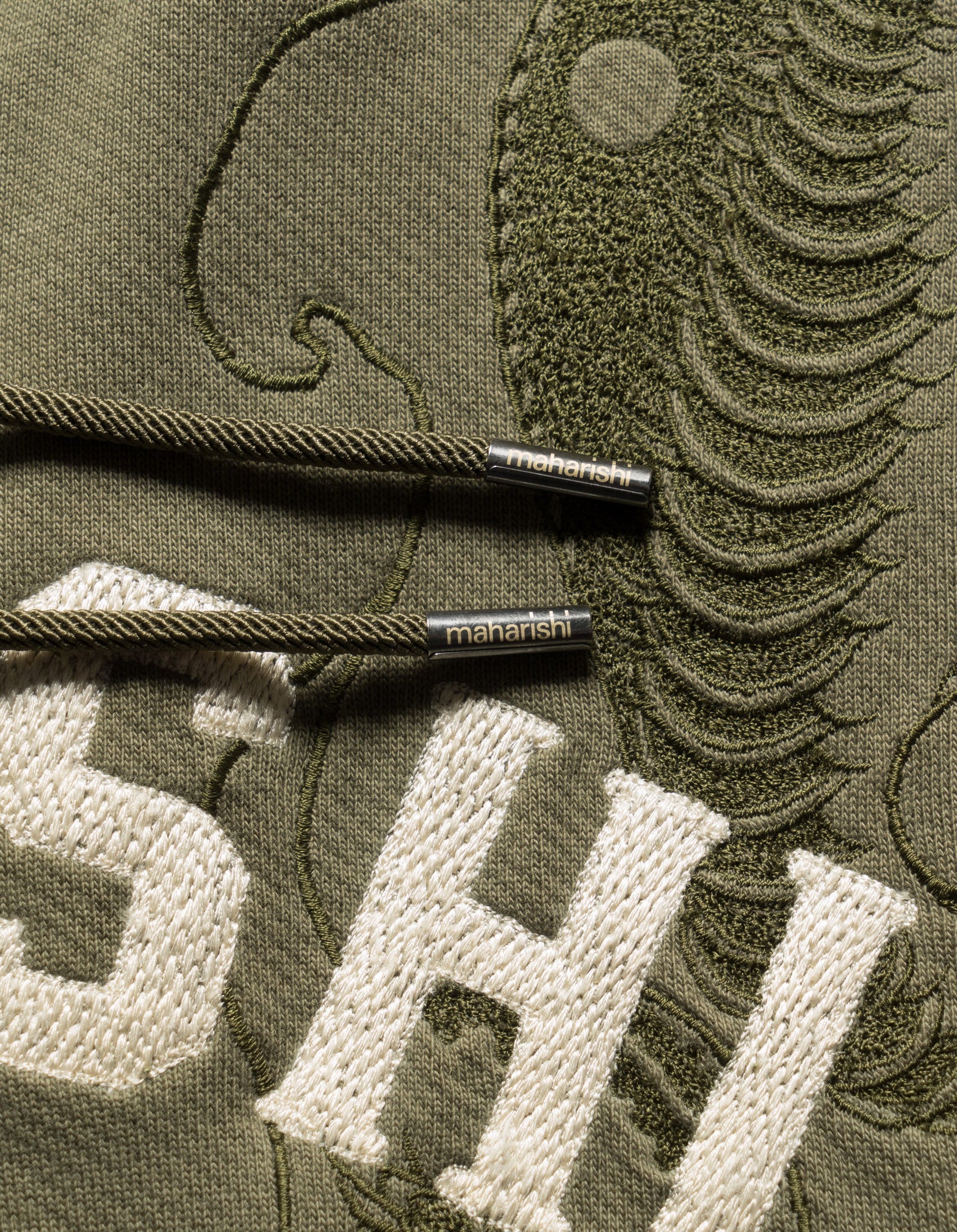 6011 Cobra Zipped Hooded Sweat Olive OG-107F