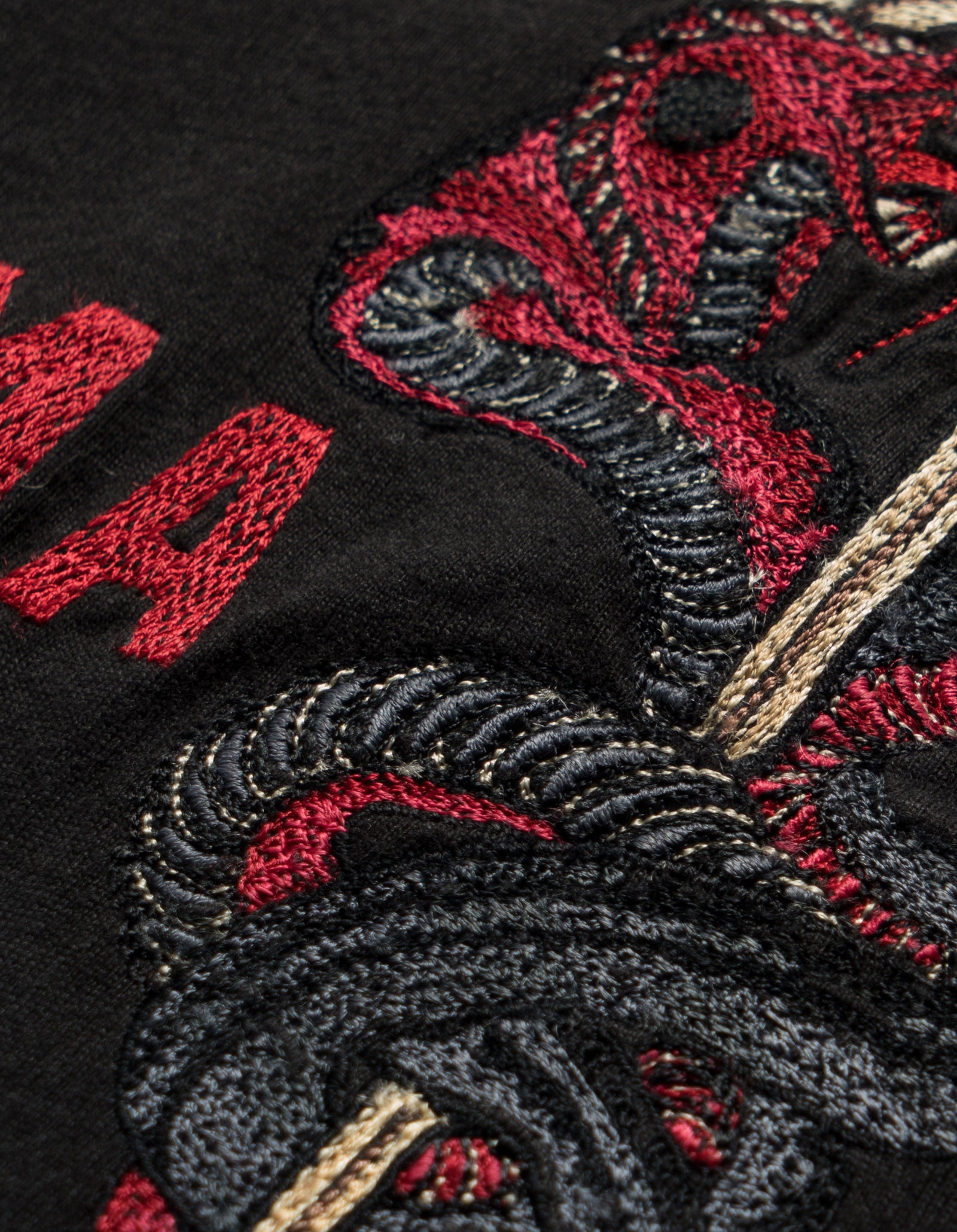 6012 Caduceus Monk T-Shirt Black