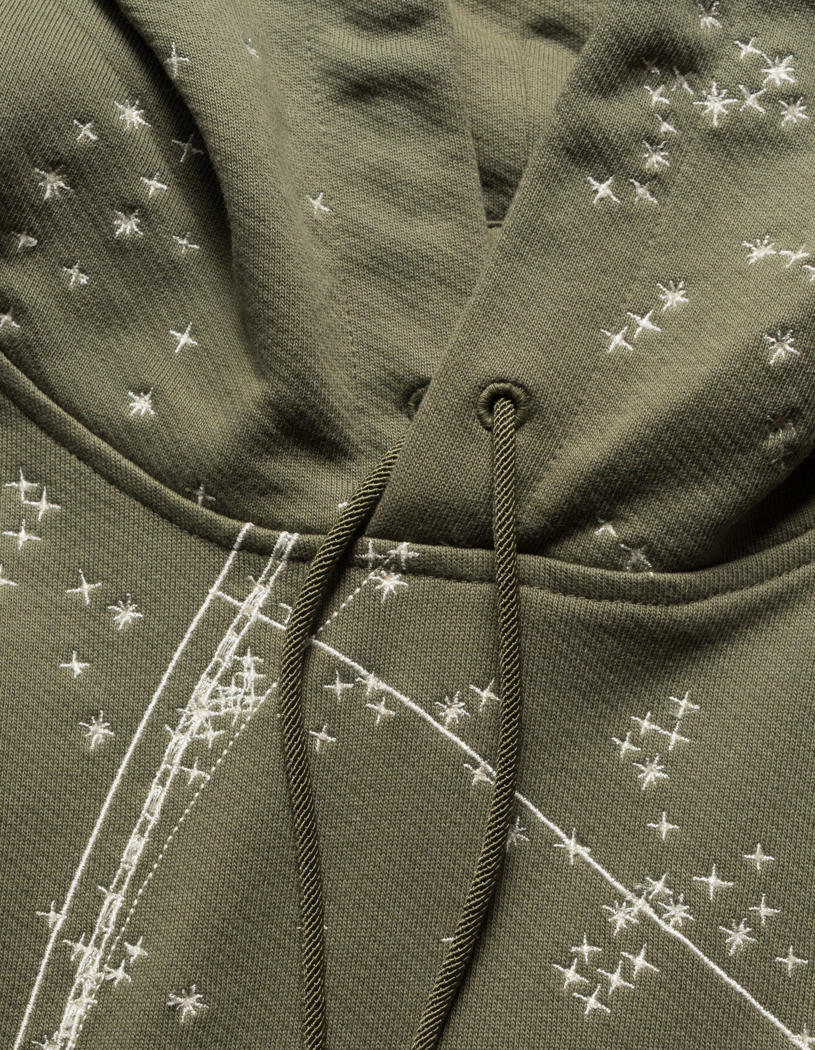 6015 Celeste Hooded Sweat Olive OG-107F