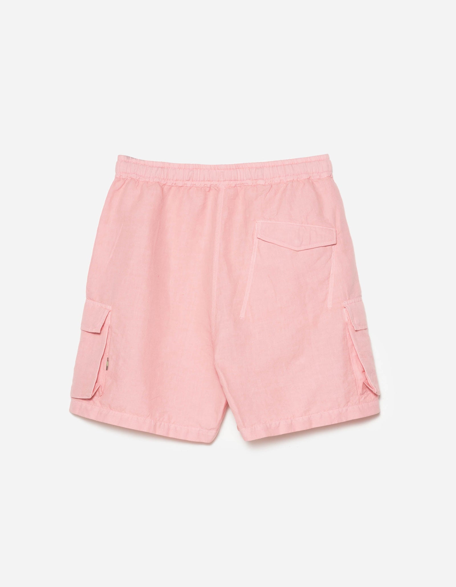 6082 Hemp Cargo Asym Track Shorts Pink