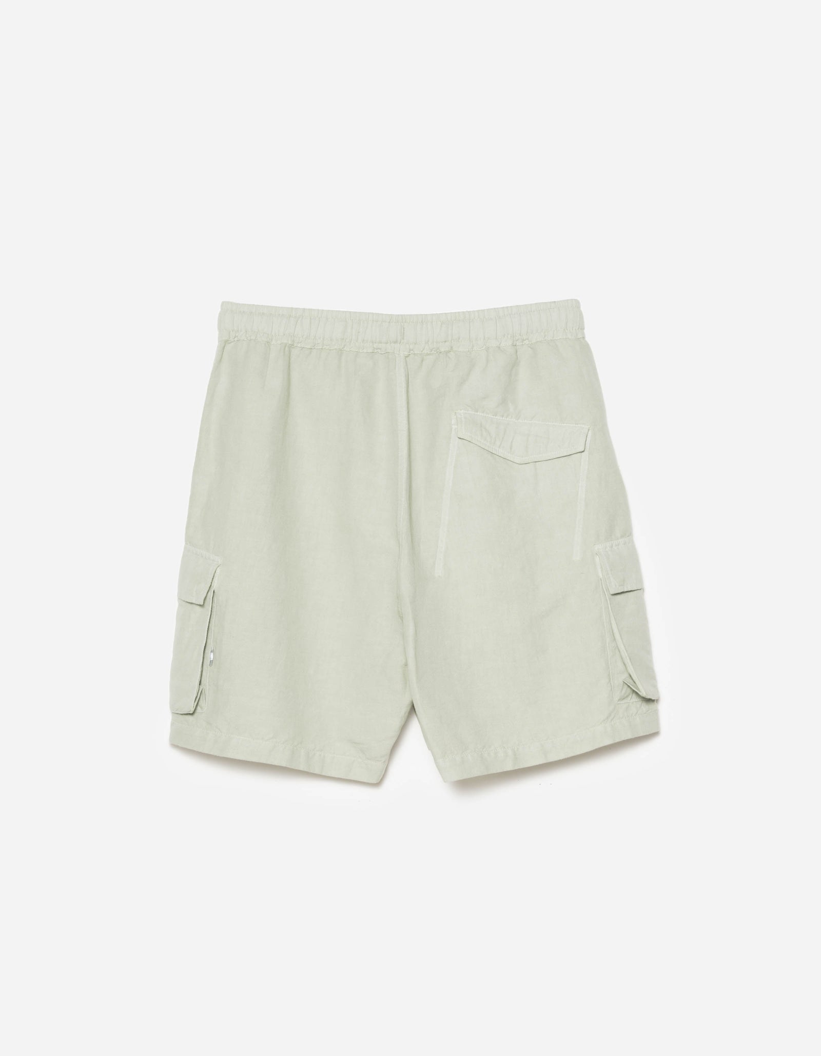 6082 Hemp Cargo Asym Track Shorts Sage