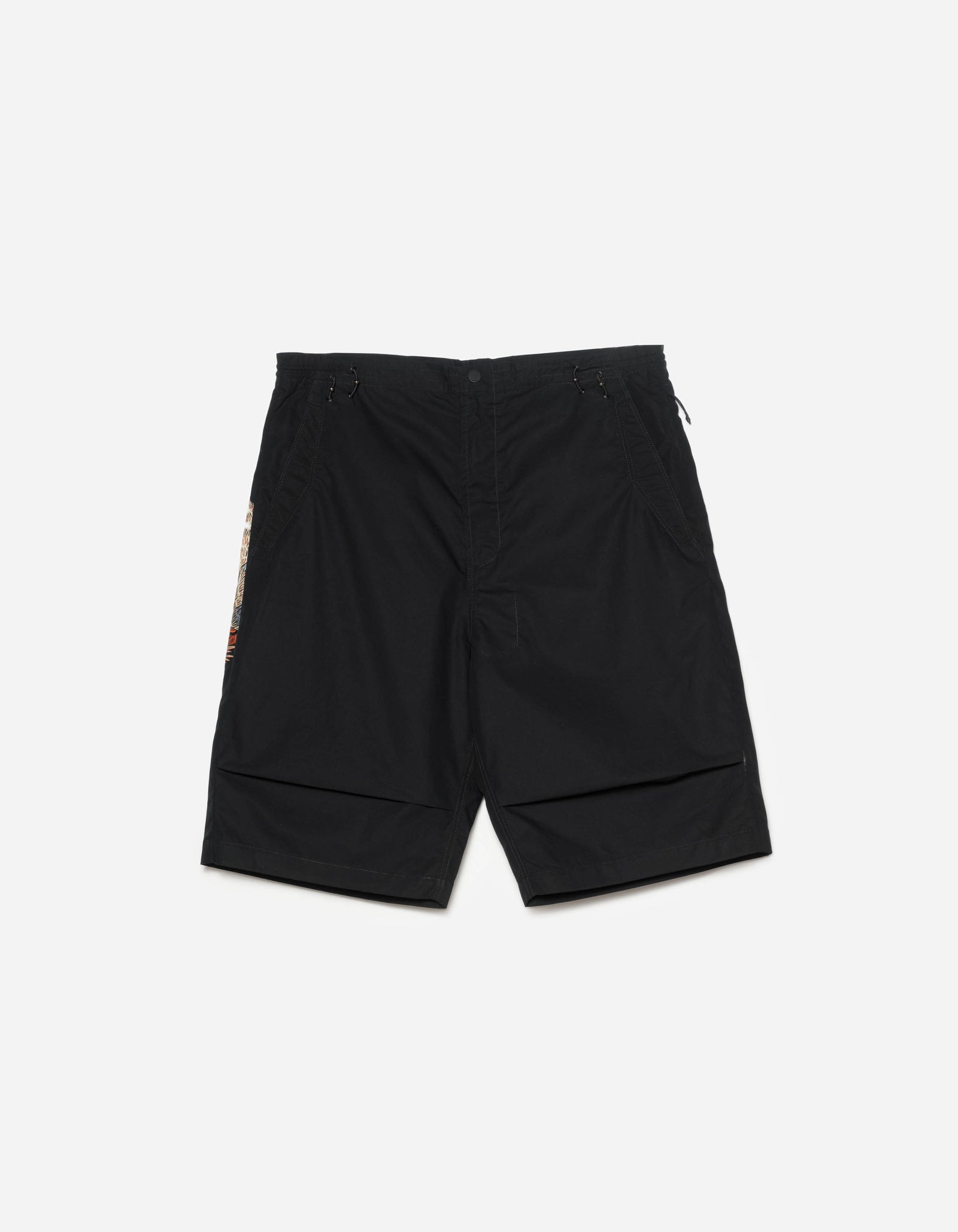 6094 Tiger Dragon Loose Snoshorts Black