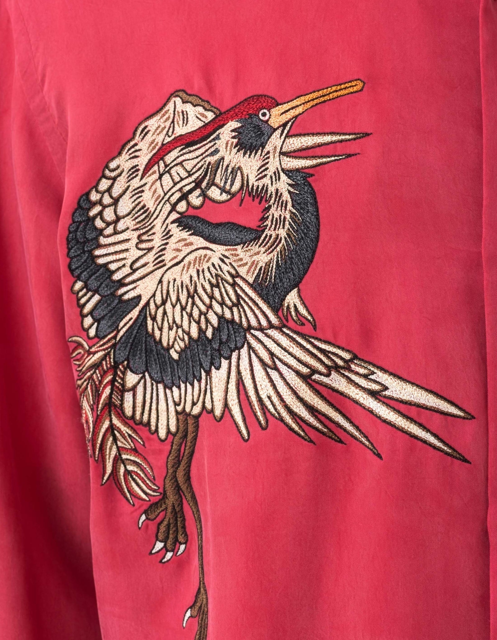 1494 Crow & Heron Camp Collar Shirt Pink