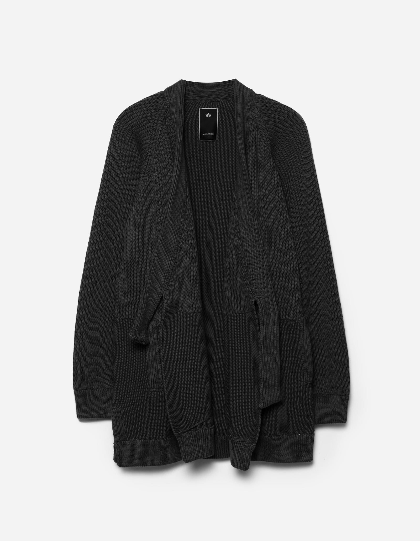1461 Maharishi Knitted Kimono Black