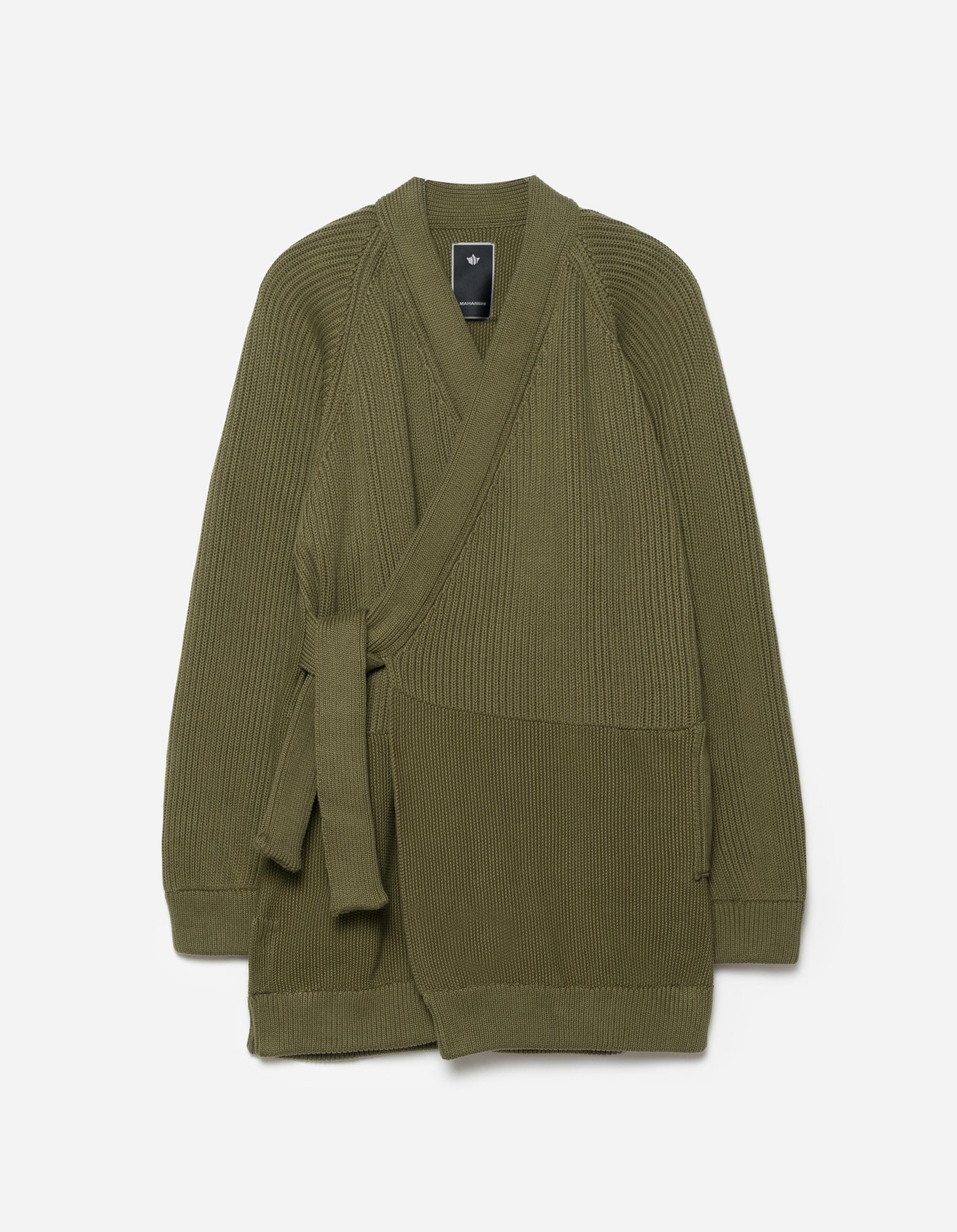 1461 Maharishi Knitted Kimono Olive