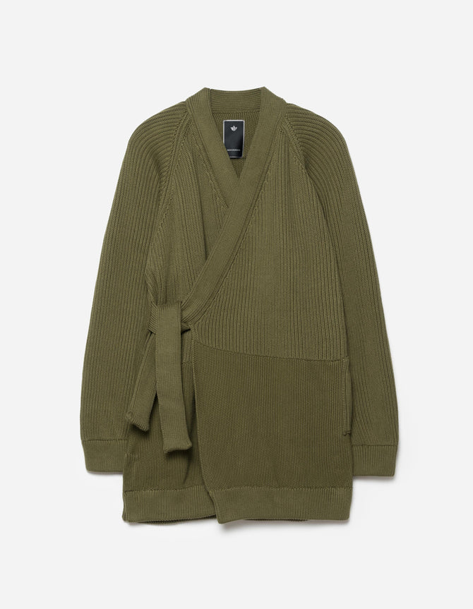 1461 Maharishi Knitted Kimono Olive