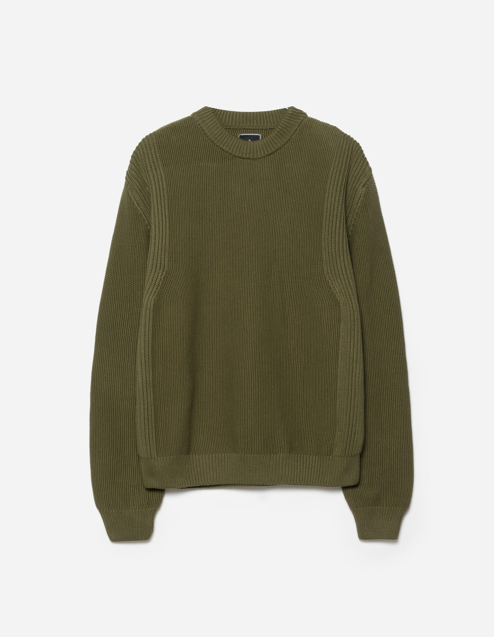 1462 Maharishi Knitted Crew Olive