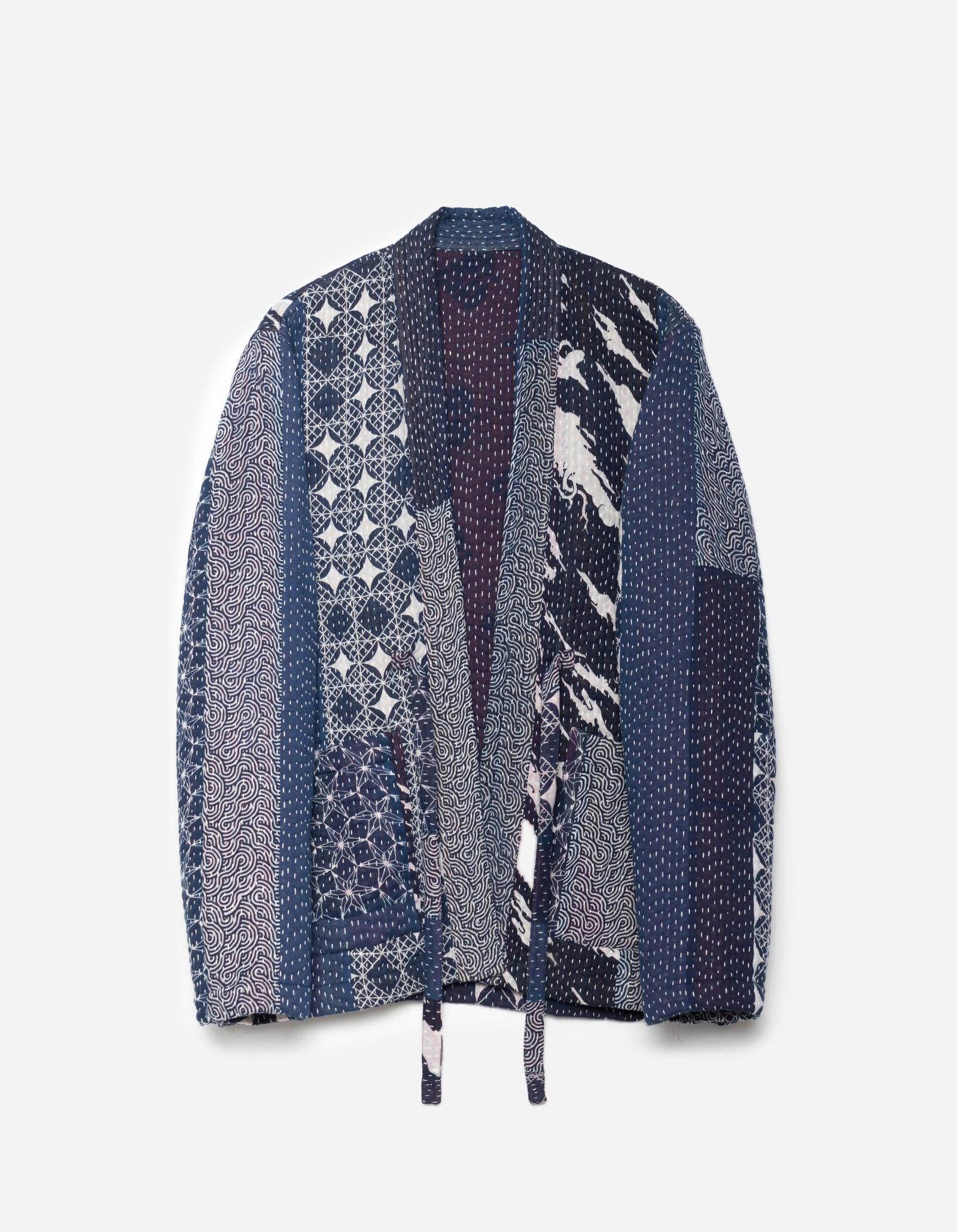 1470 Mahaboro Kimono Jacket Navy/Ecru