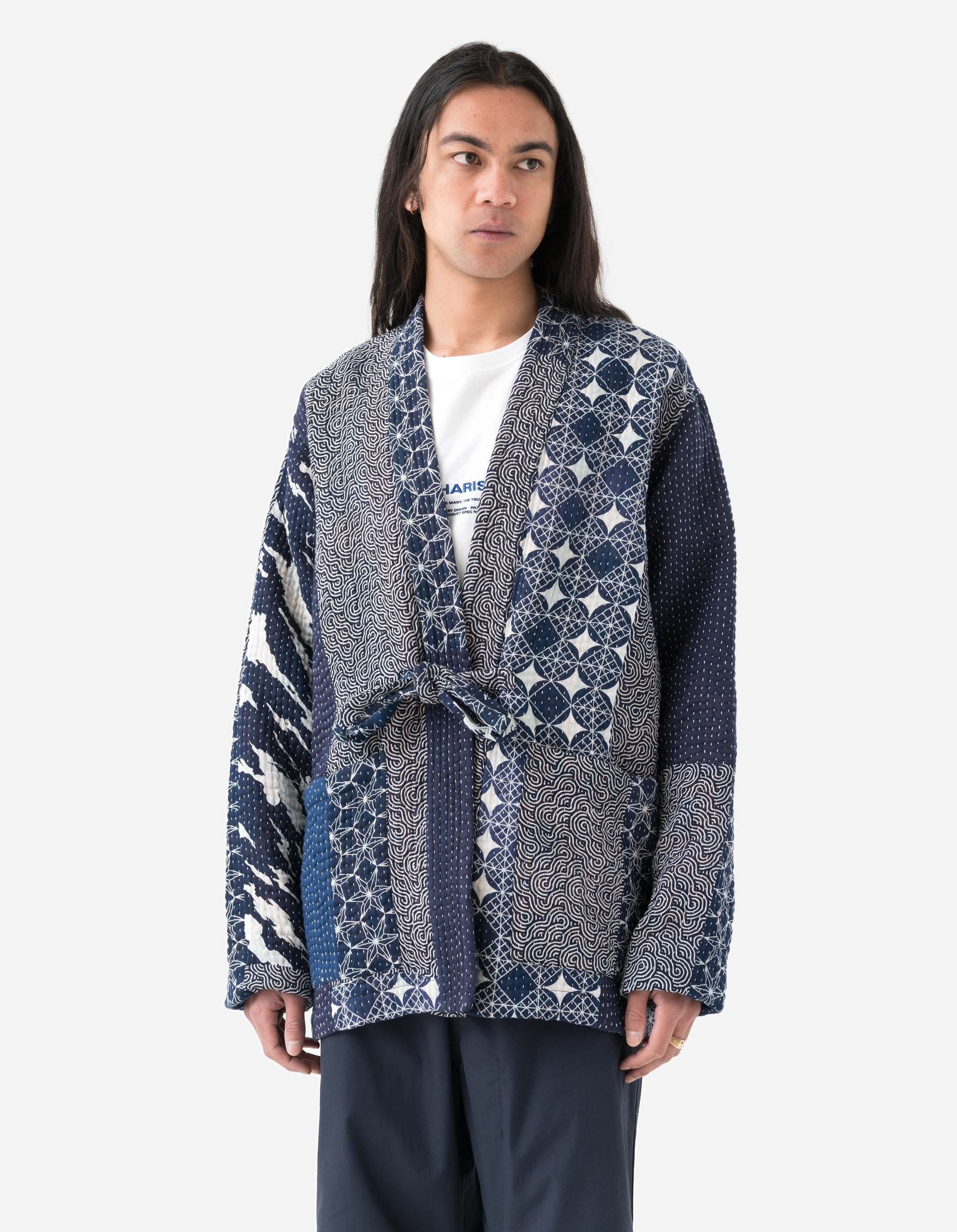 1470 Mahaboro Kimono Jacket Navy/Ecru – Maharishi