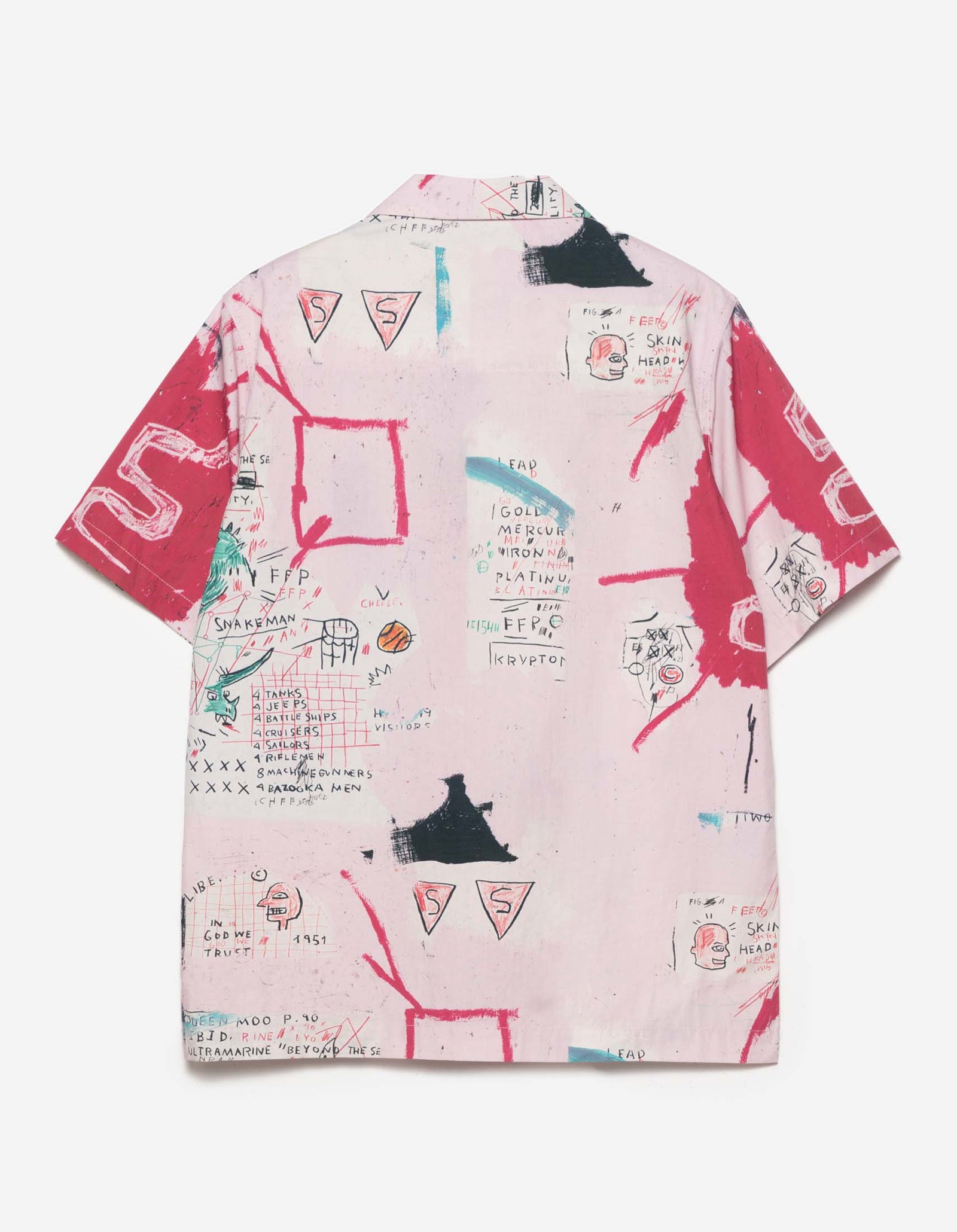 1482 Basquiat Year of the Snakeman Shirt Pink