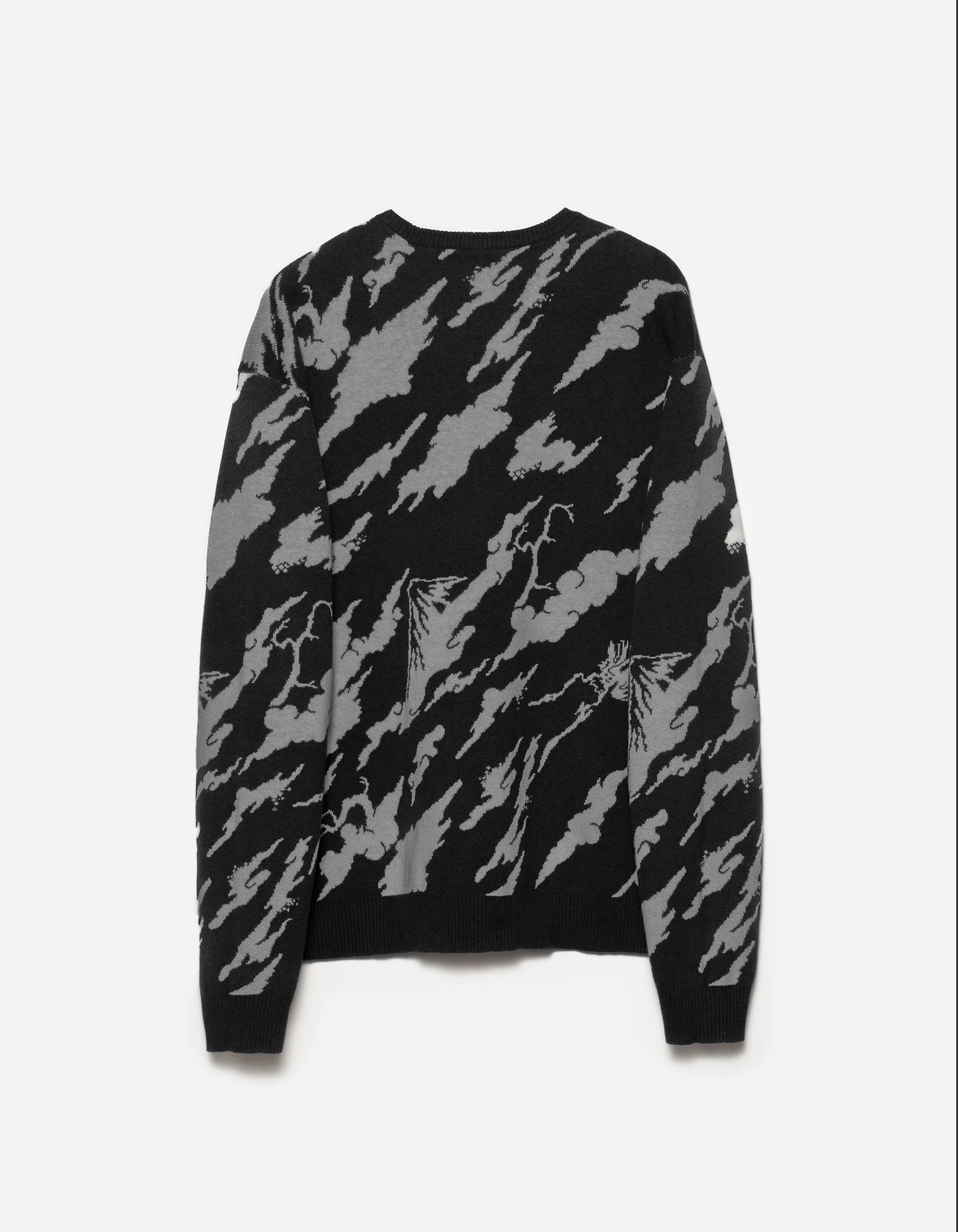 1485 Knitted Camo Crew Sweat Subdued Night – Maharishi