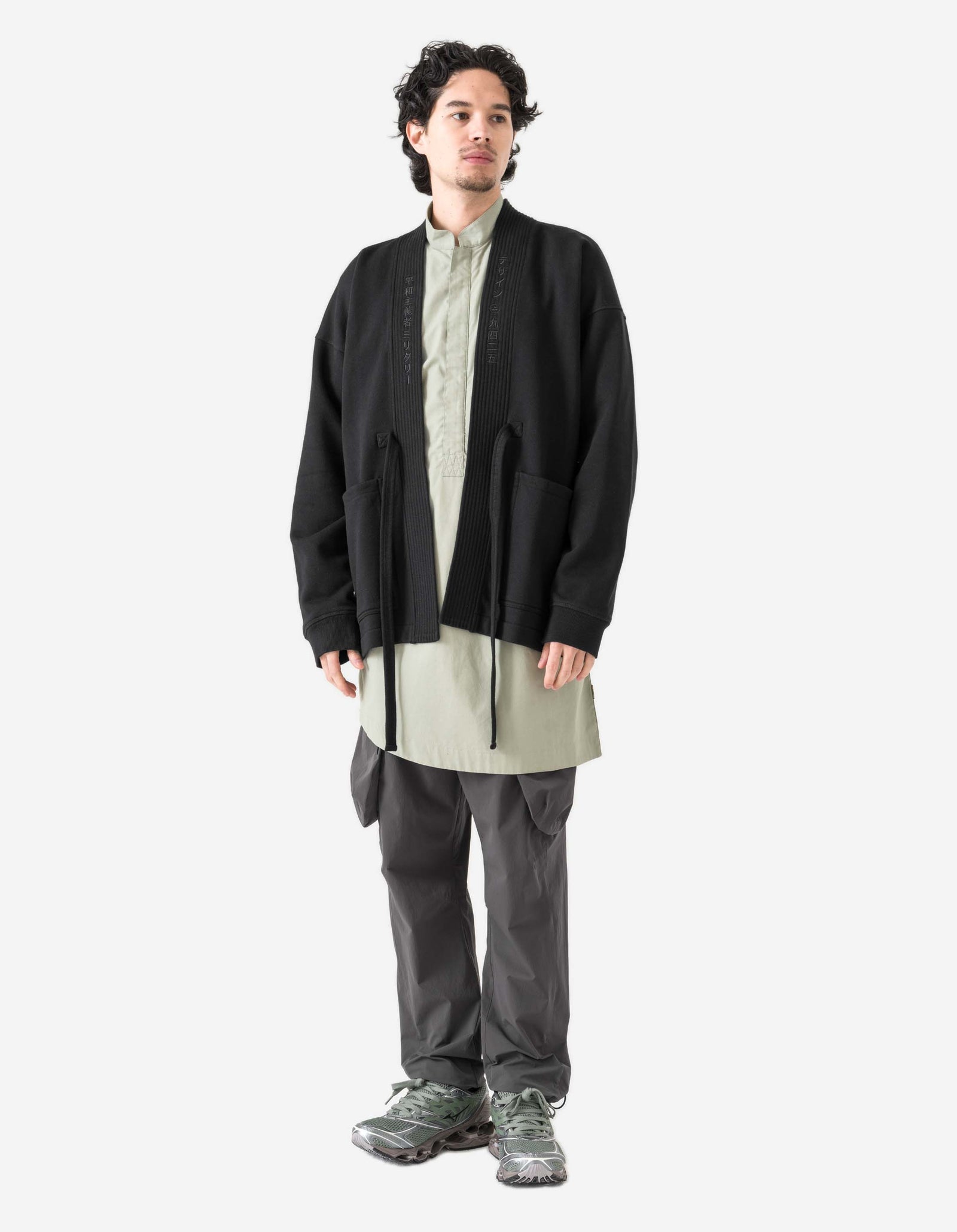 6043 Recycled Cargo Track Pants Charcoal