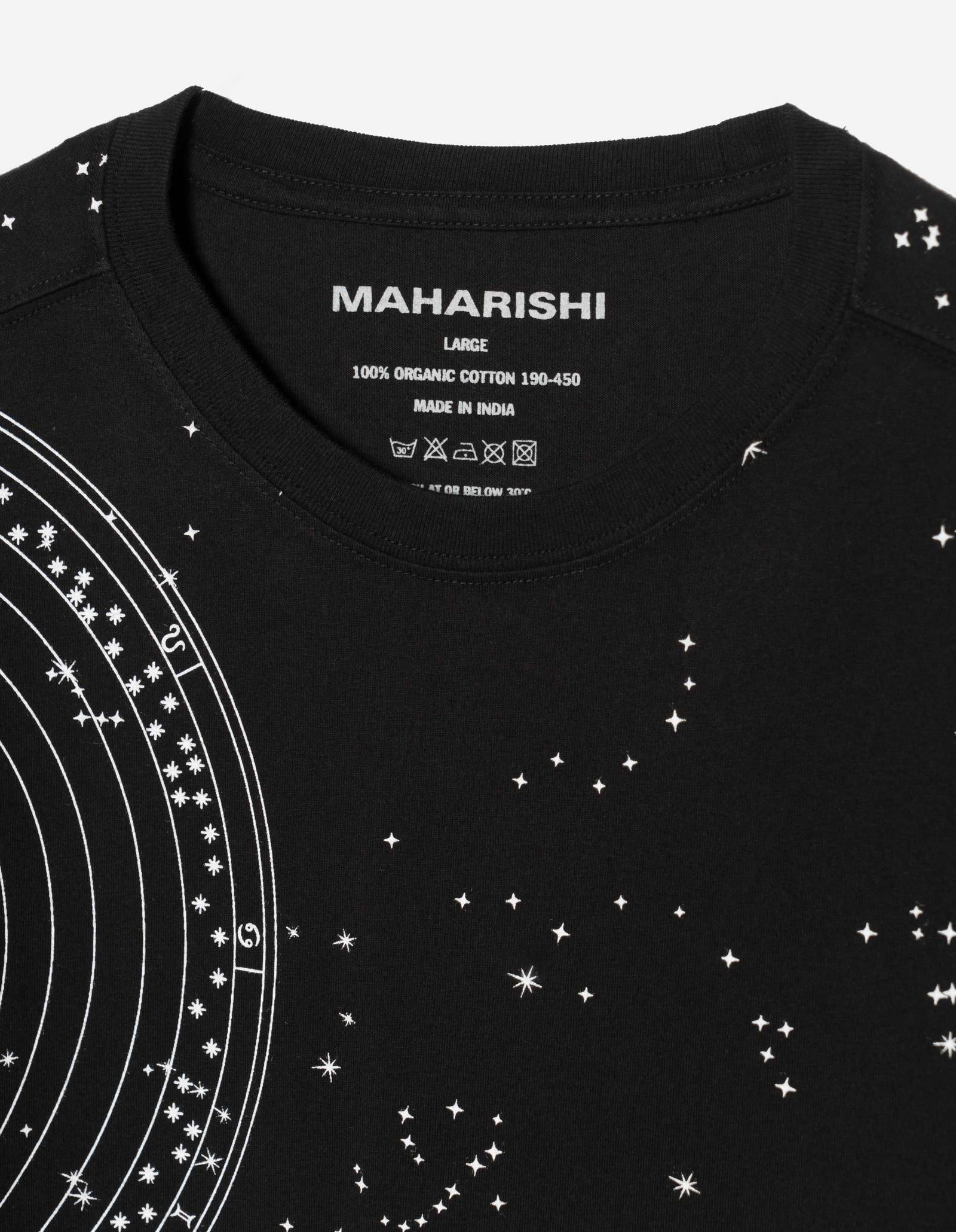 1528 Celeste Constellation T-Shirt Black