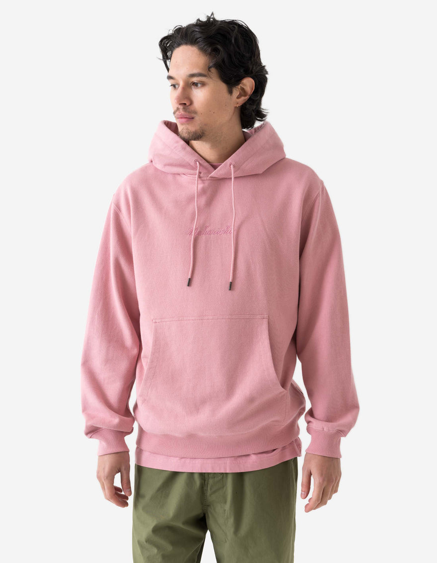 4622 Maharishi Organic Hooded Sweat Pink