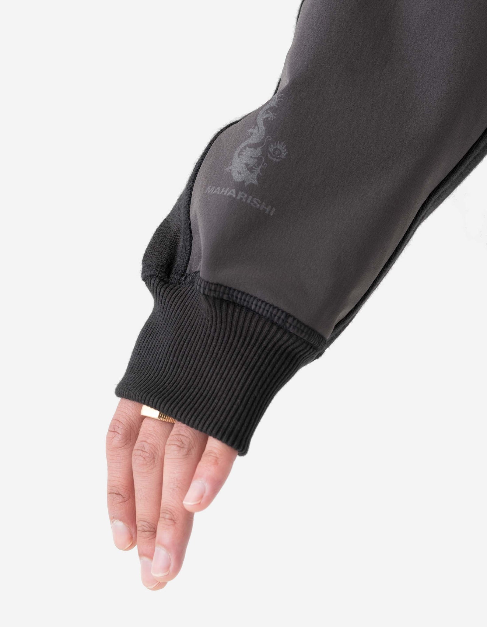 6045 Organic Articulated Crew Sweat Black