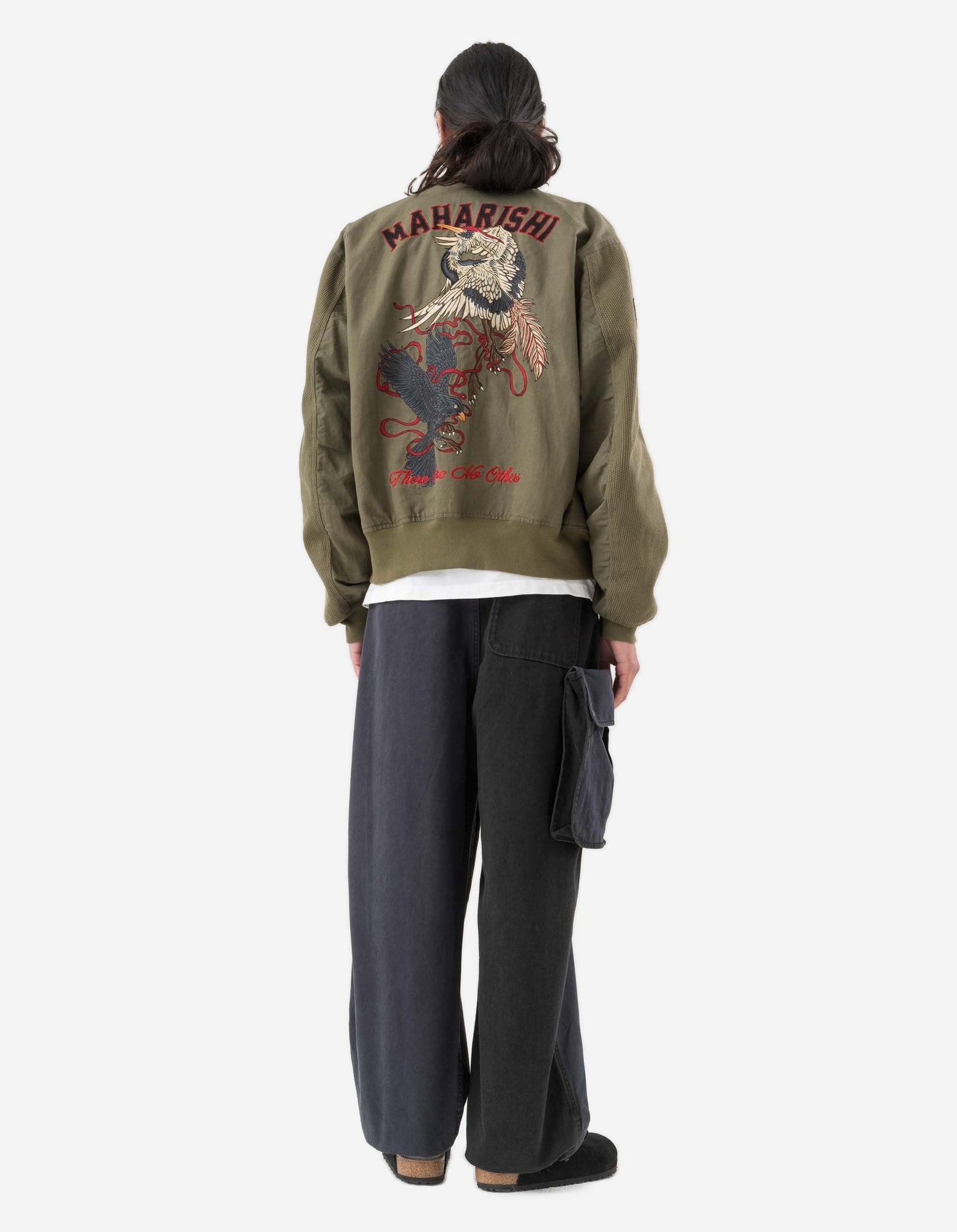 6101 Crow & Heron M42 Flight Jacket Olive OG-107F