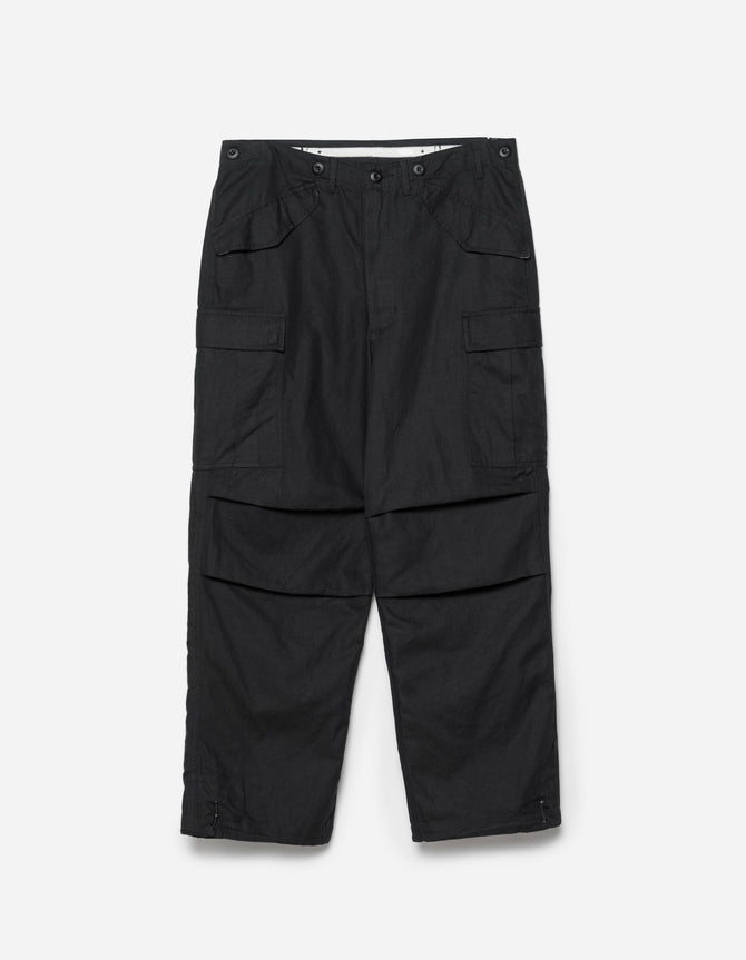 6120 Hemp M65 Cargo Pants Black