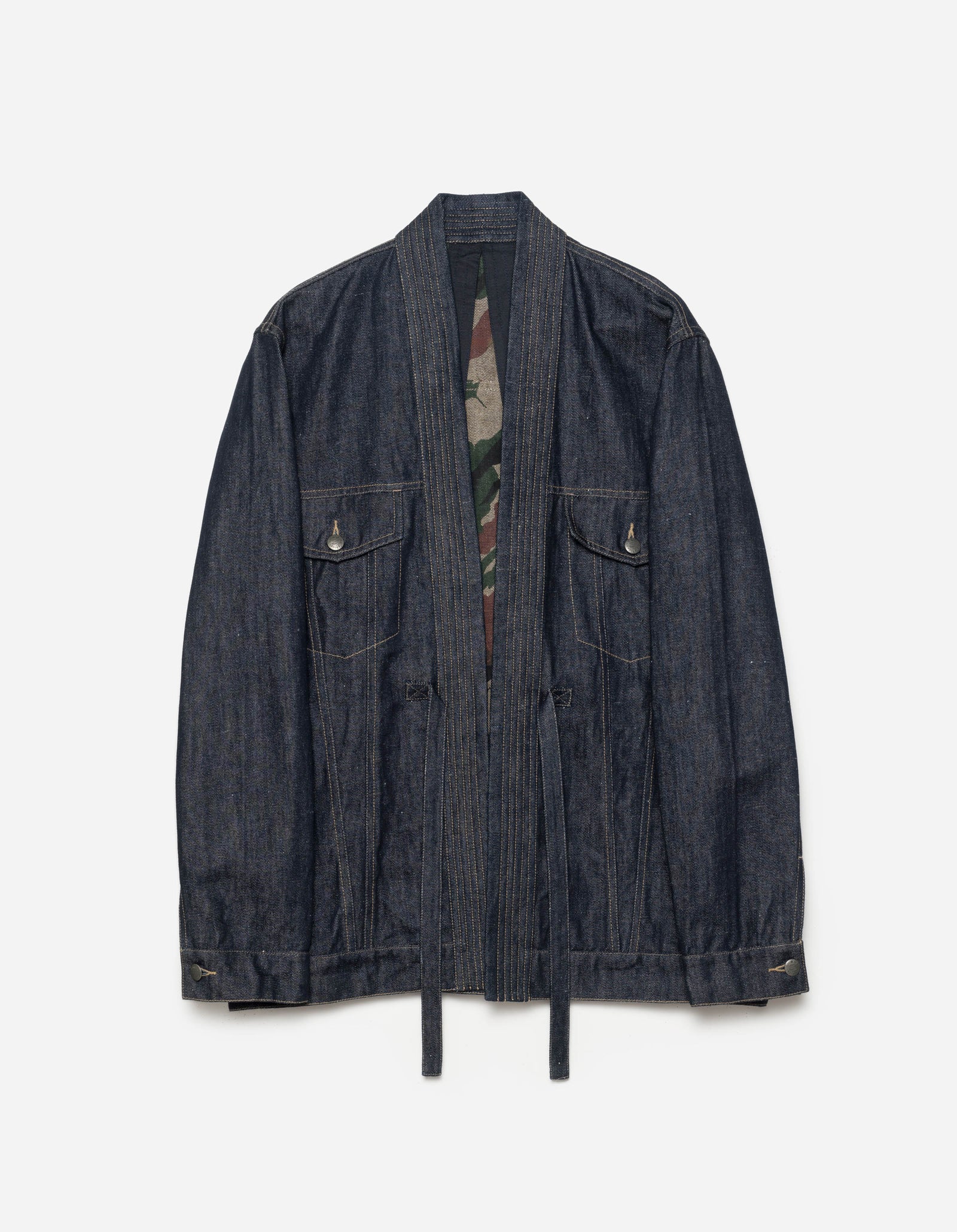 6059 Maha Hemp Denim Kimono Indigo
