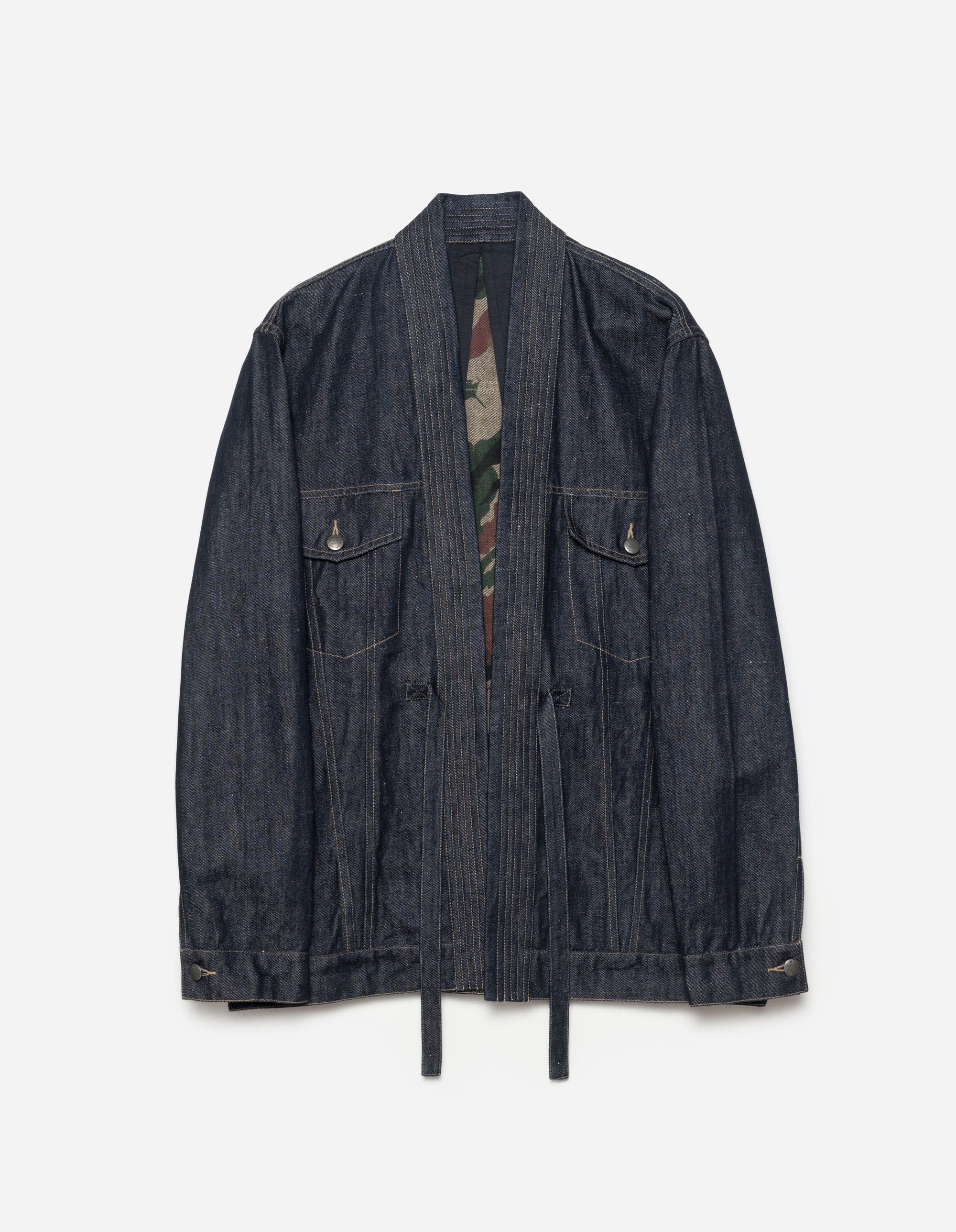 6059 Maha Hemp Denim Kimono Indigo