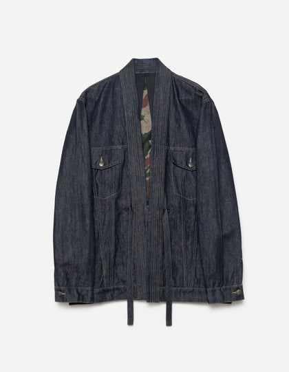 6059 Maha Hemp Denim Kimono Indigo