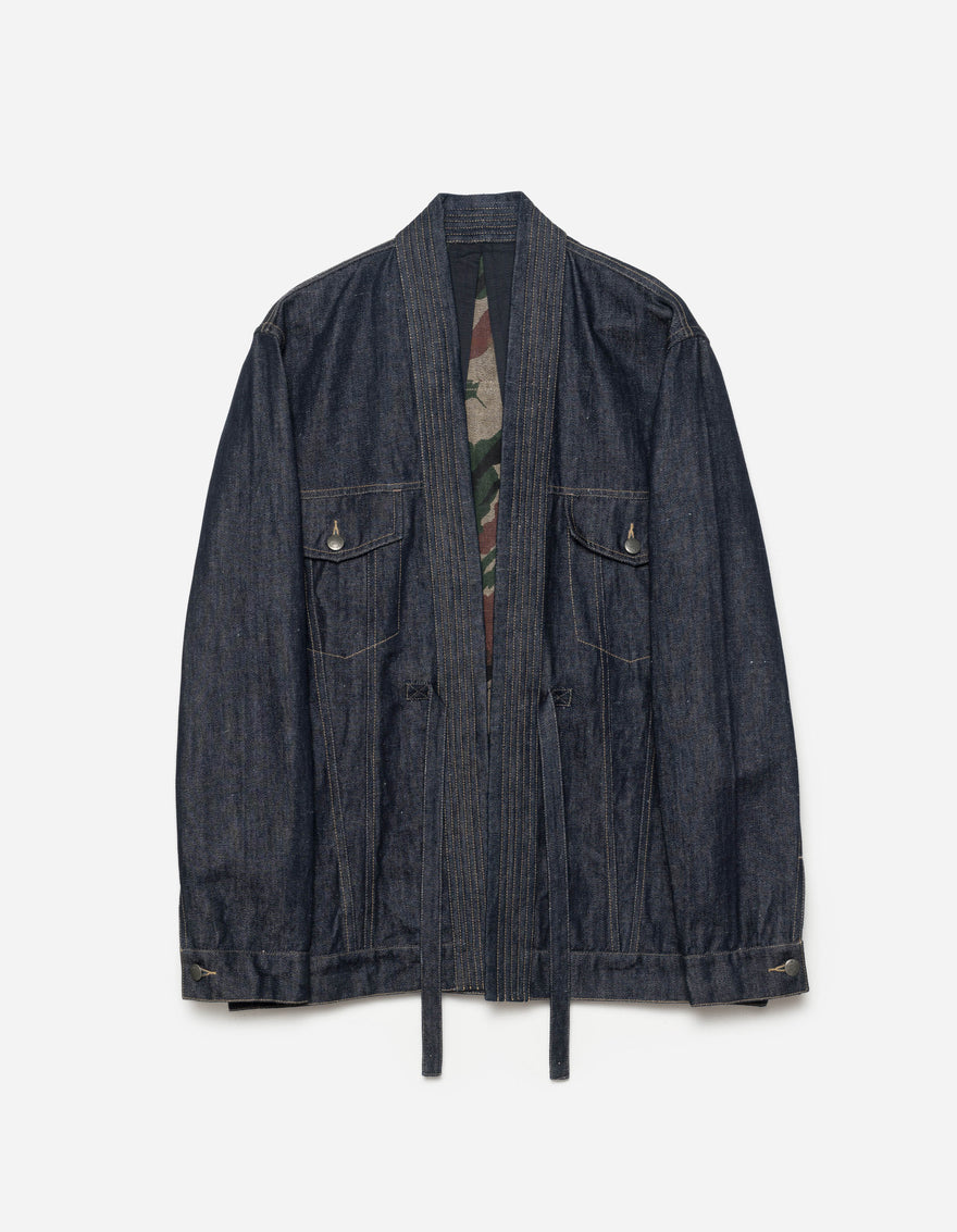 6059 Maha Hemp Denim Kimono Indigo