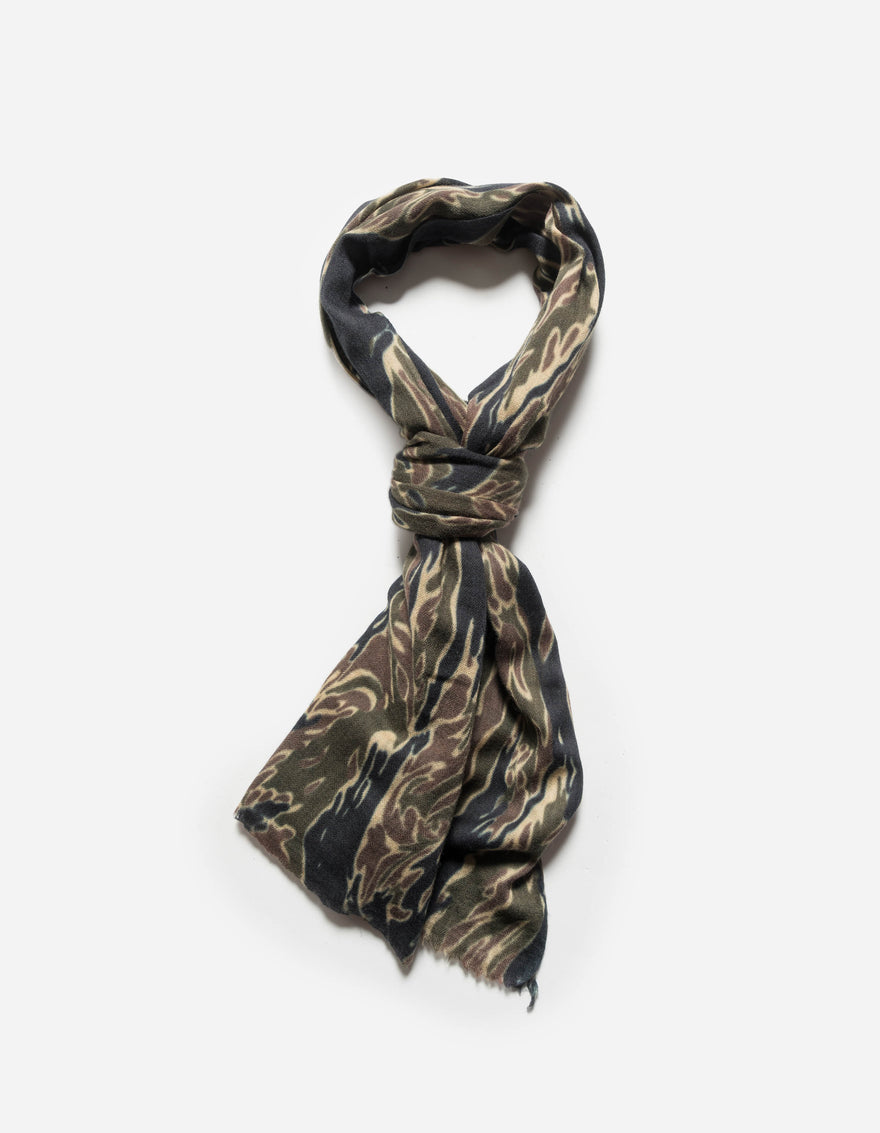 6229 DPM: Bonsai Tigerstripe Pashmina Mint Gold
