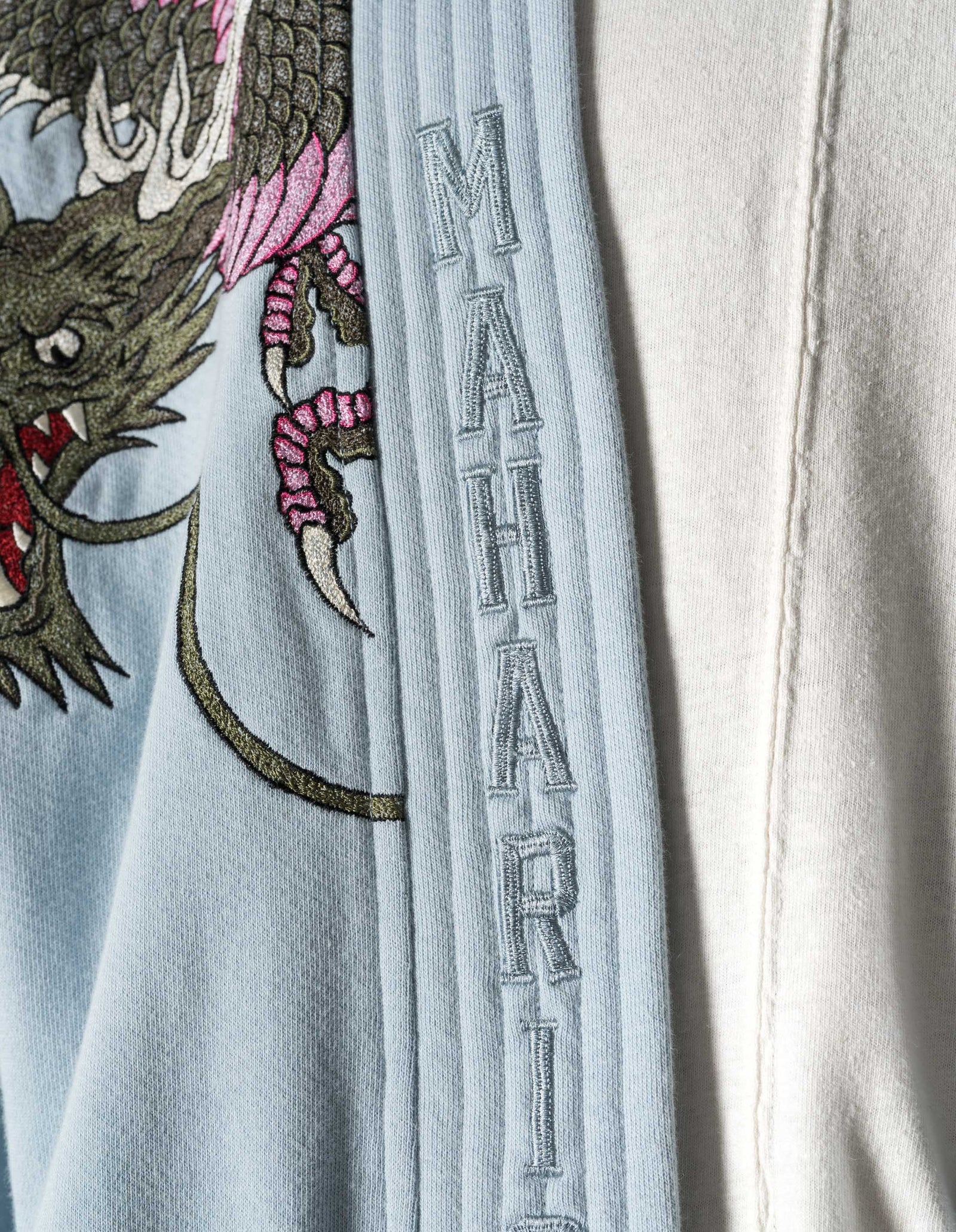 7361 Sakura Serenity Sweat Kimono Light Blue