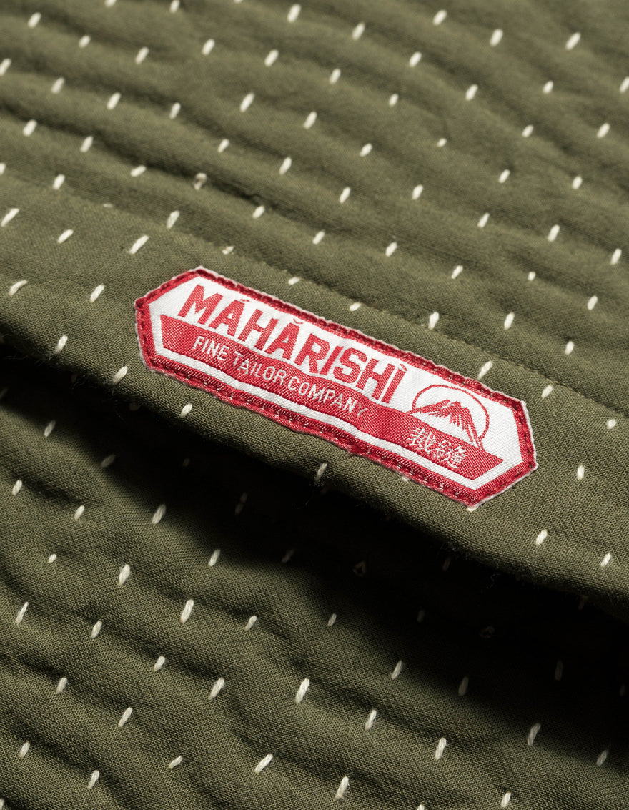 7278 Maha Dry Goods Cushion Ecru/Olive