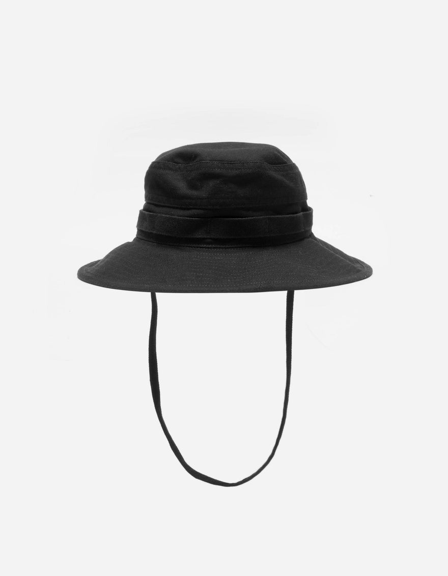 7221 Cotton Hemp WR Boonie Hat Black