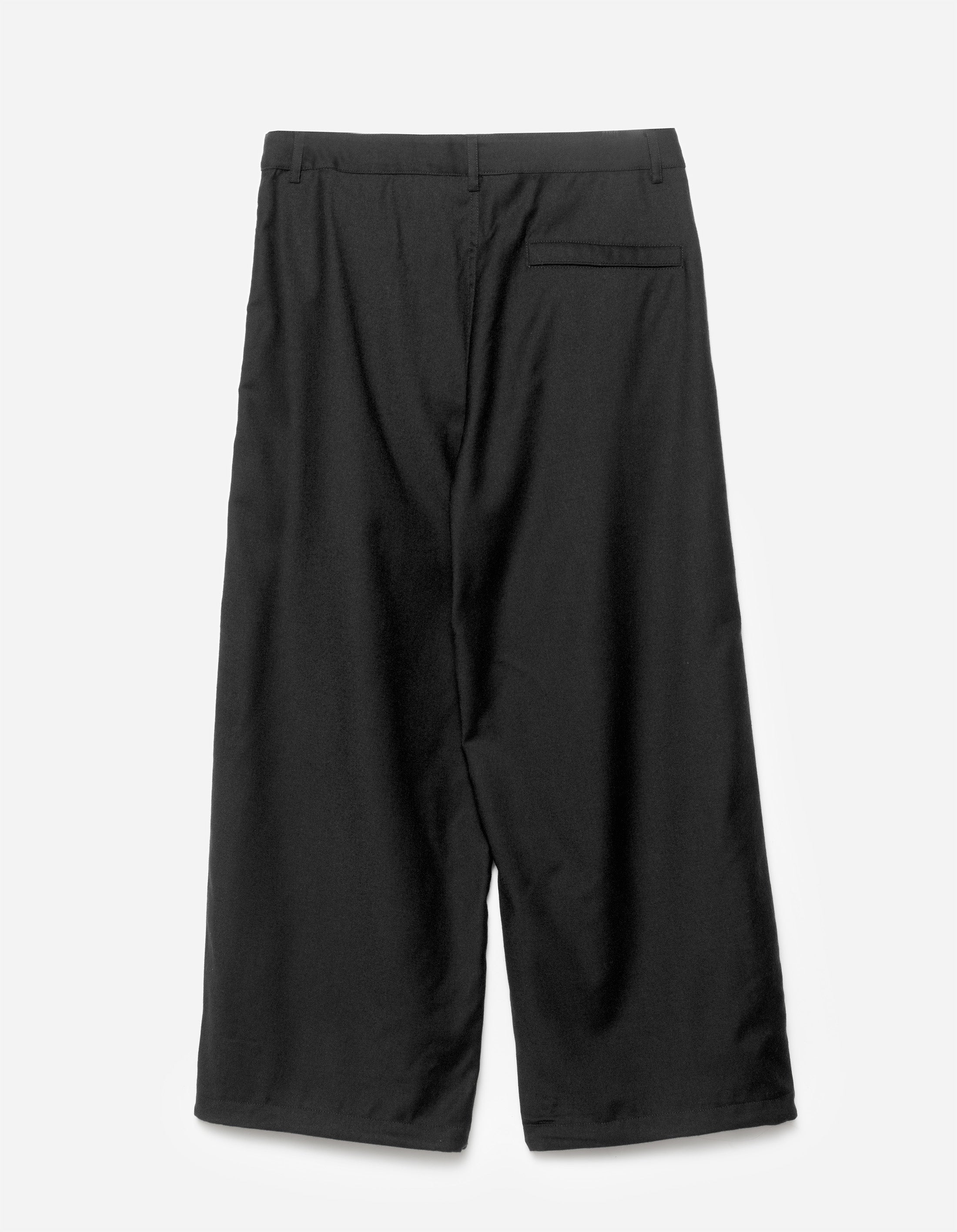 7312 Maha Asym Linen Pleated Pants Black – Maharishi