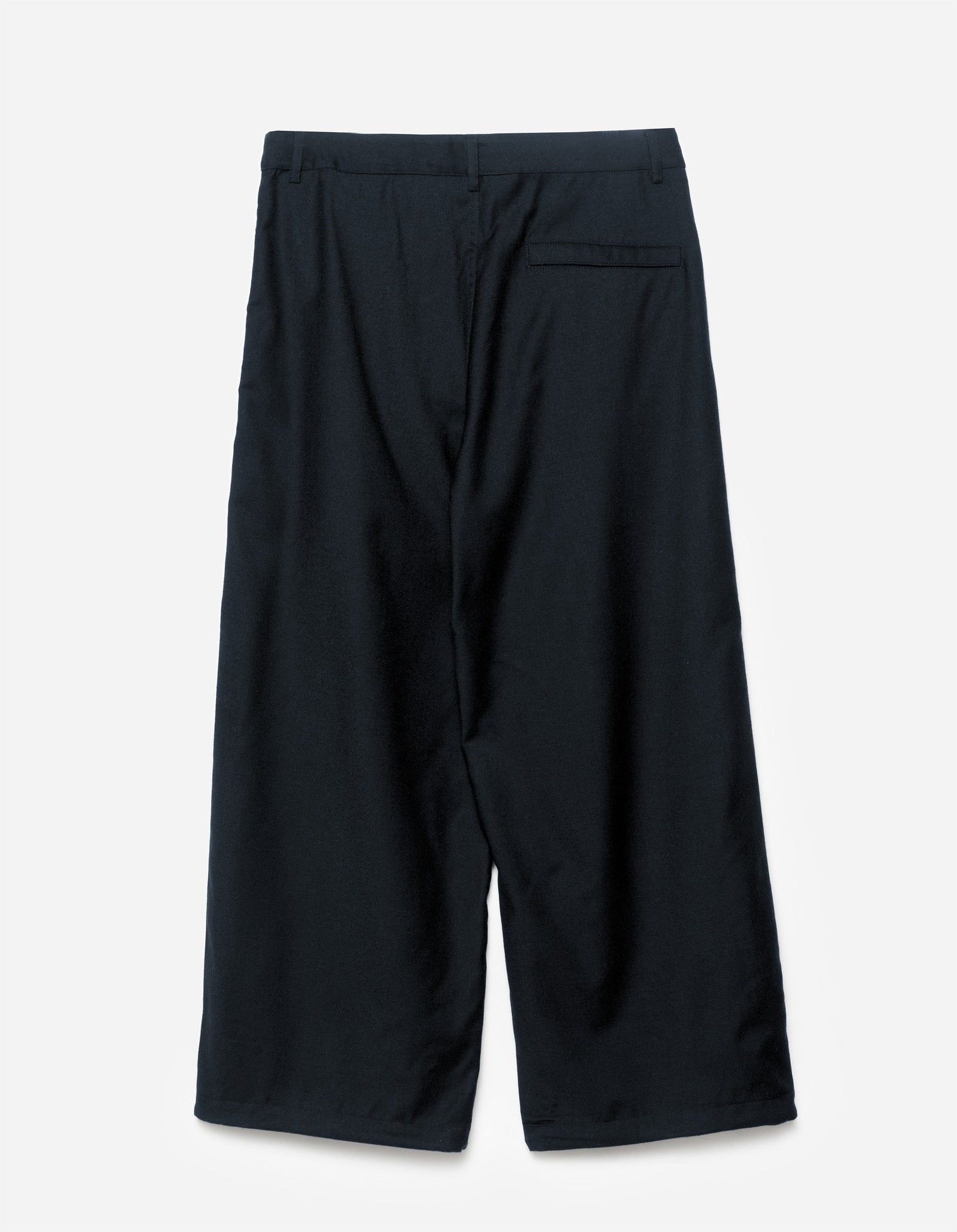 7312 Maha Asym Linen Pleated Pants Navy