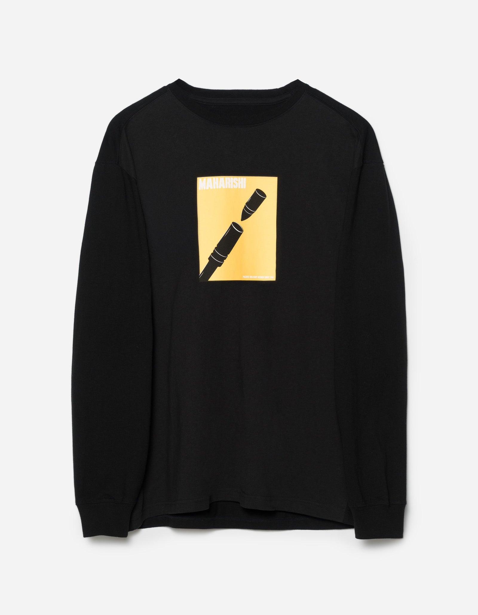 7371 Pacifist L/S T-Shirt Black