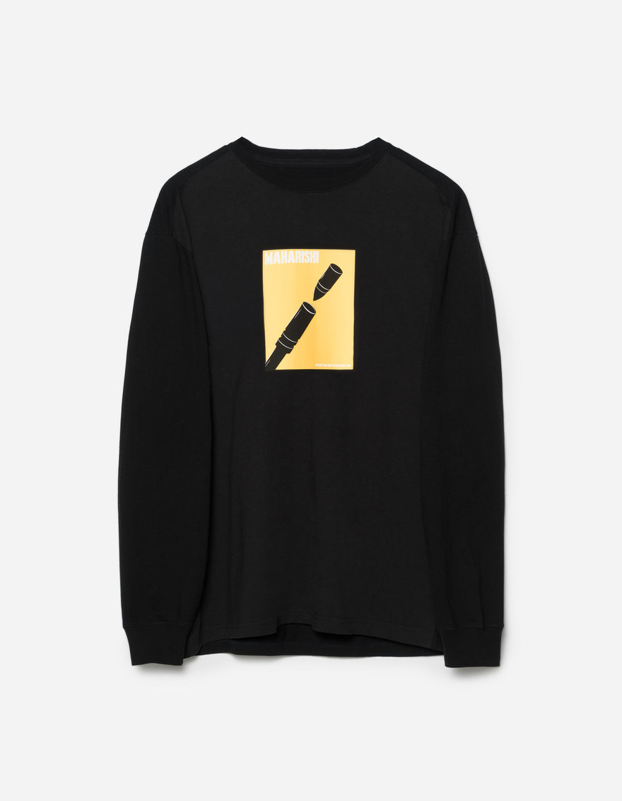7371 Pacifist L/S T-Shirt Black