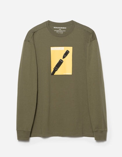 7371 Pacifist L/S T-Shirt Olive OG-107F