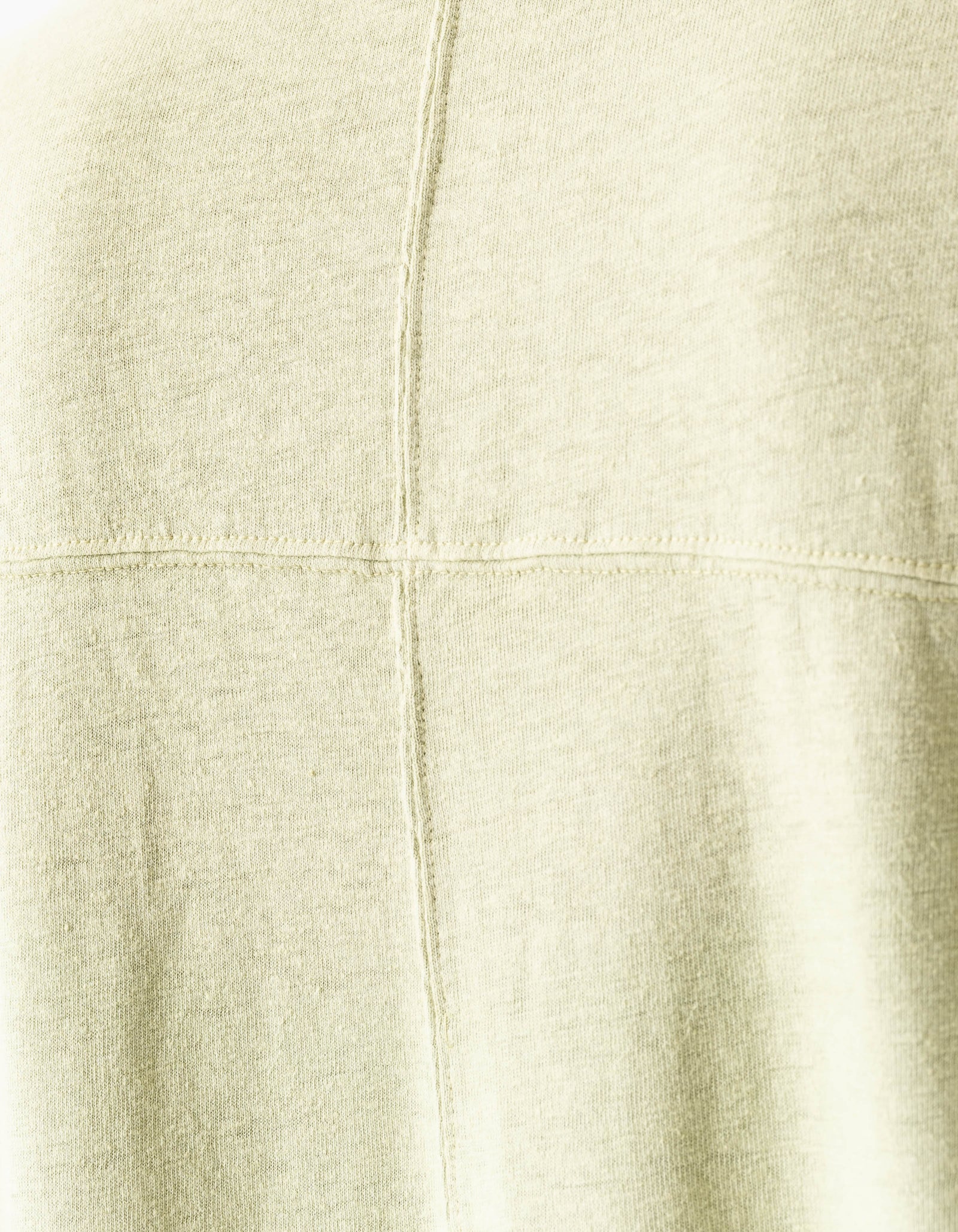 5245 Hemp Cross Loose L/S T-Shirt Moss Green