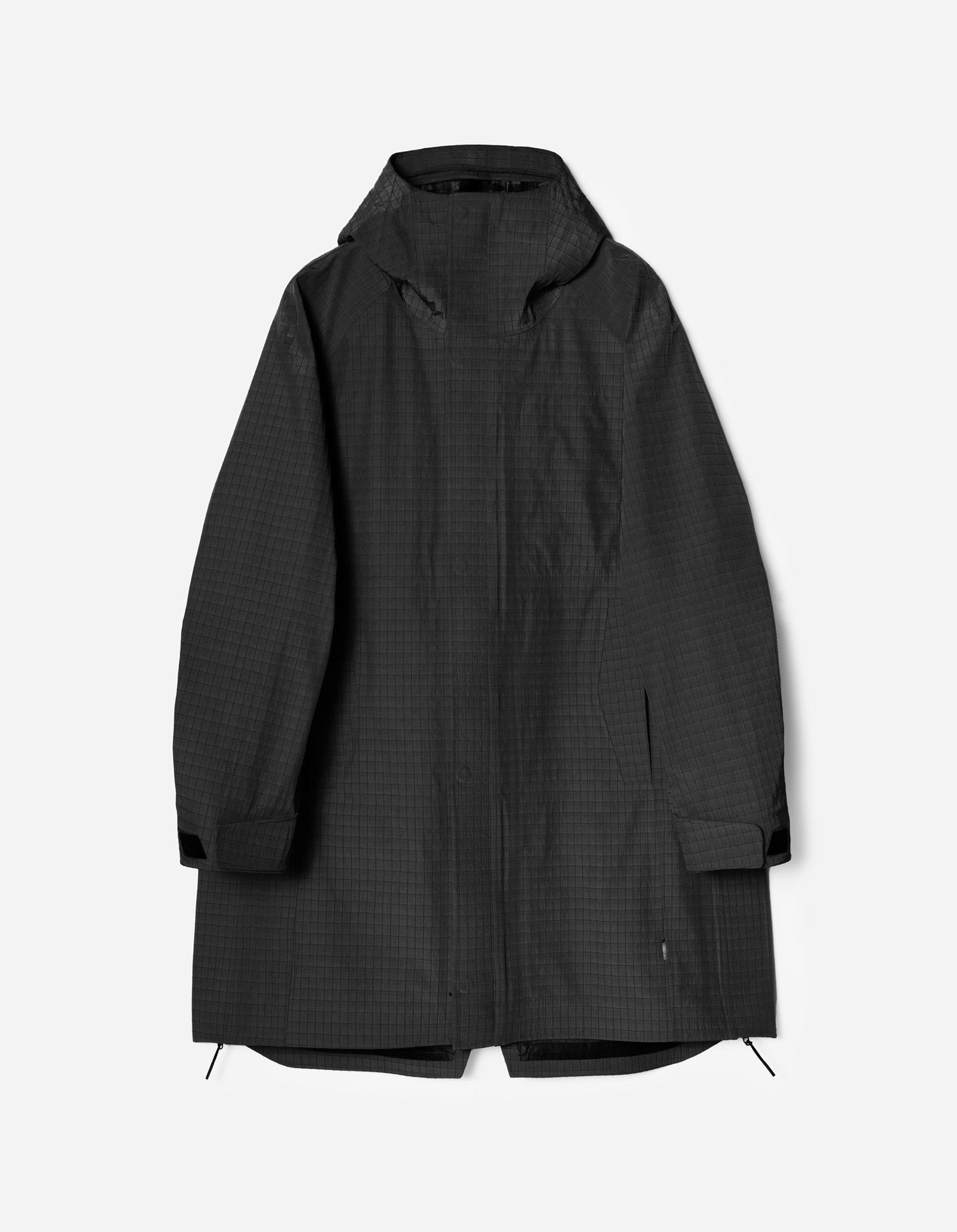 7200 Waterproof Tech Long Parka Black