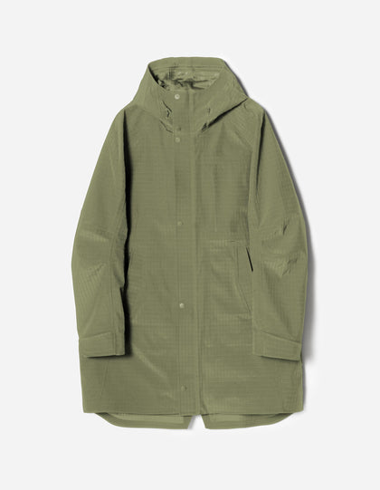 7200 Waterproof Tech Long Parka Olive OG-107F