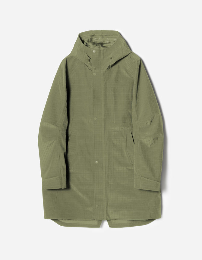 7200 Waterproof Tech Long Parka Olive OG-107F