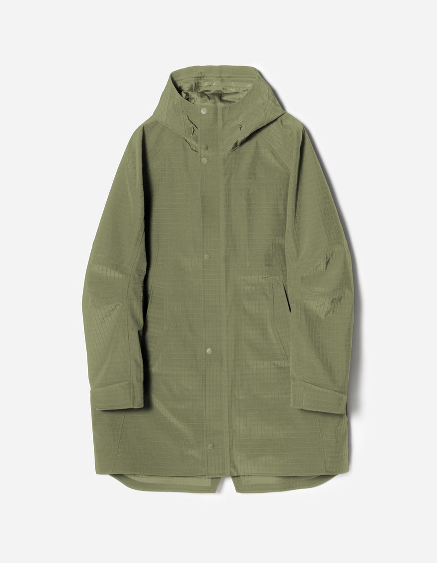 7200 Waterproof Tech Long Parka Olive OG-107F