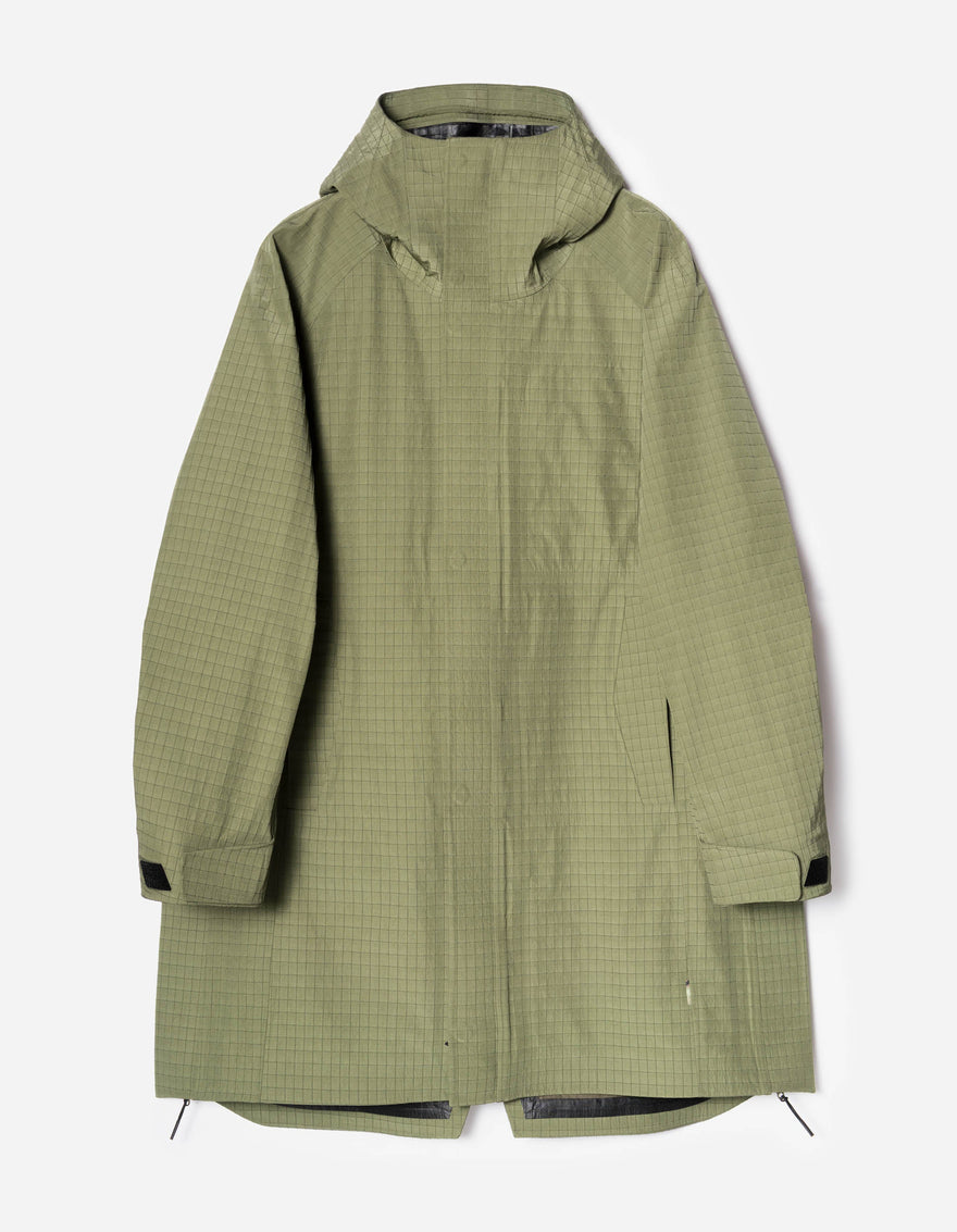 7200 Waterproof Tech Long Parka Olive OG-107F