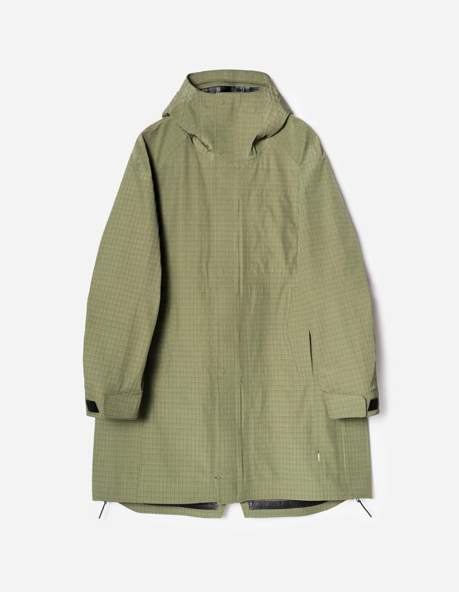 7200 Waterproof Tech Long Parka Olive OG-107F