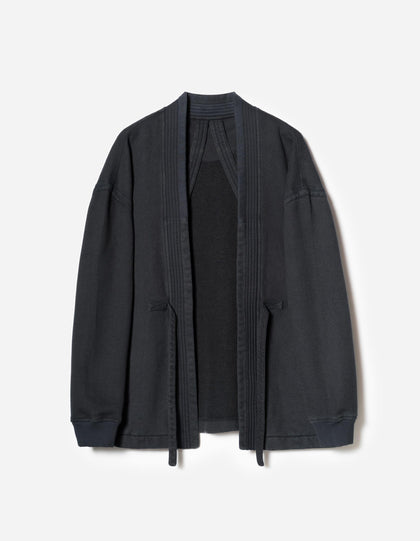 7206 Hemp Kimono Sweat Navy