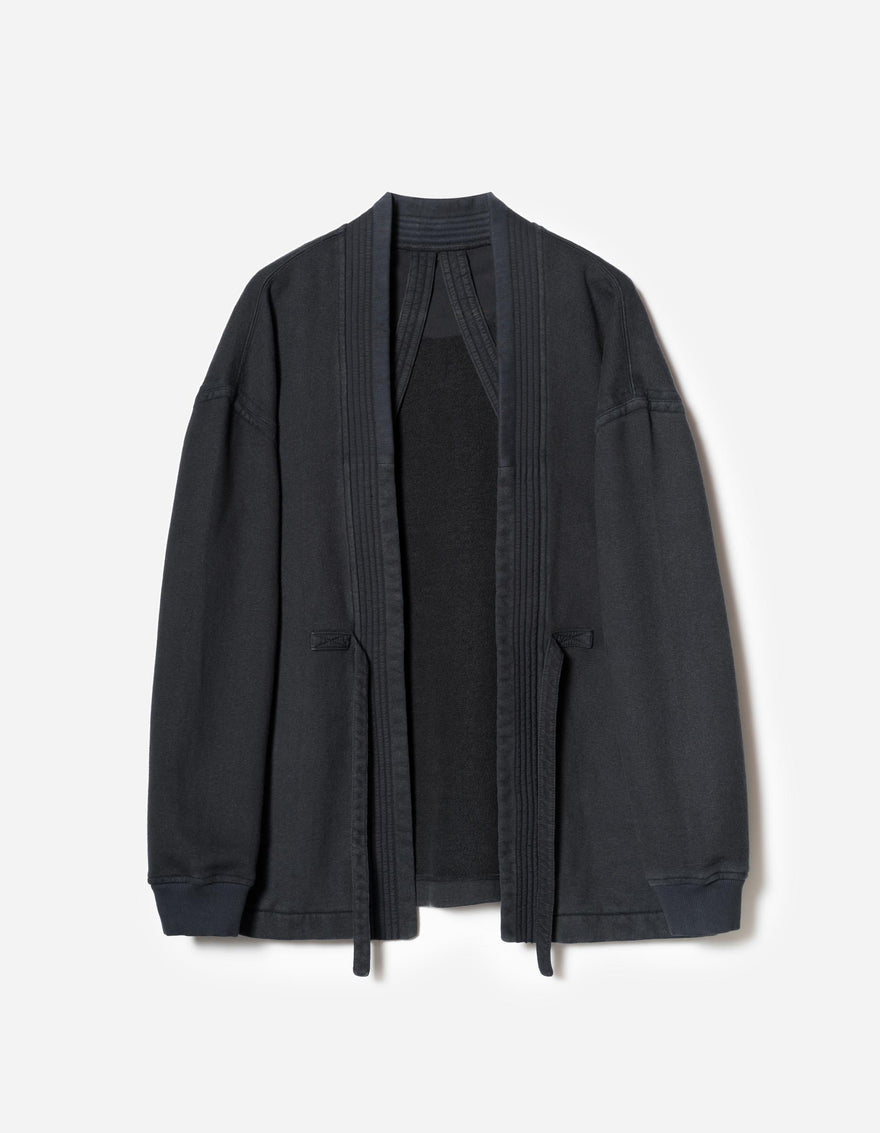 7206 Hemp Kimono Sweat Navy