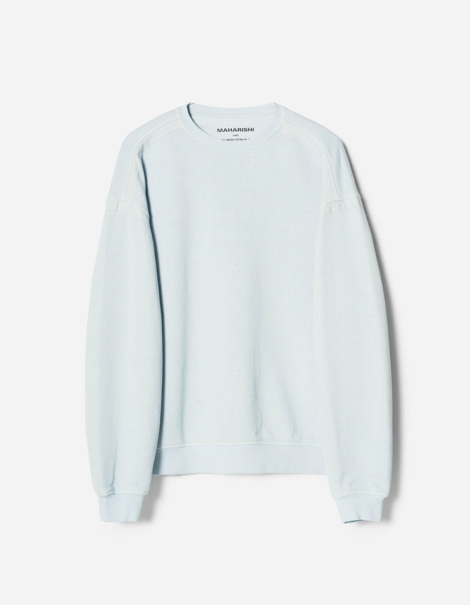 7207 Fabric Mix Cotton Crew Sweat Light Blue