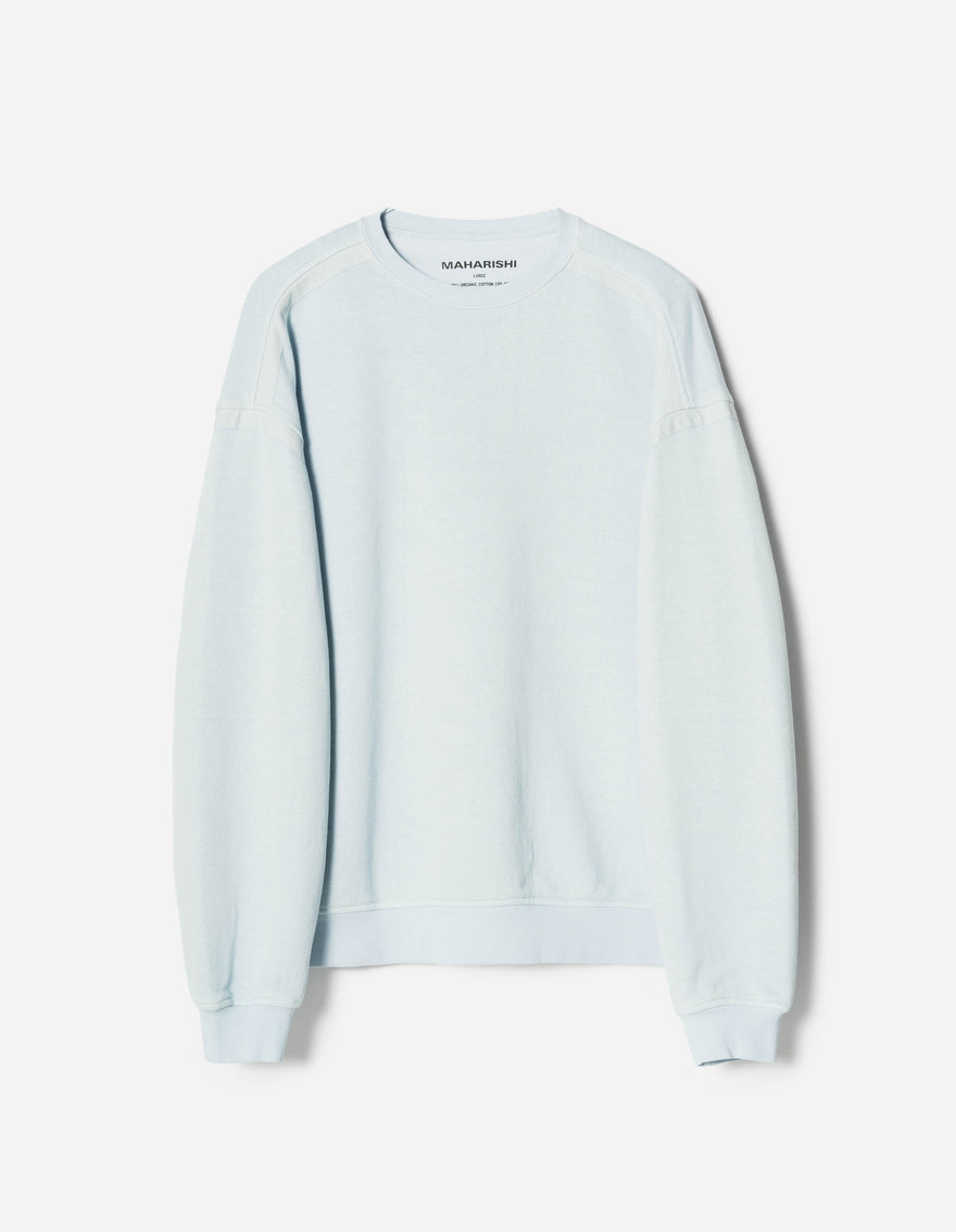 7207 Fabric Mix Cotton Crew Sweat Light Blue