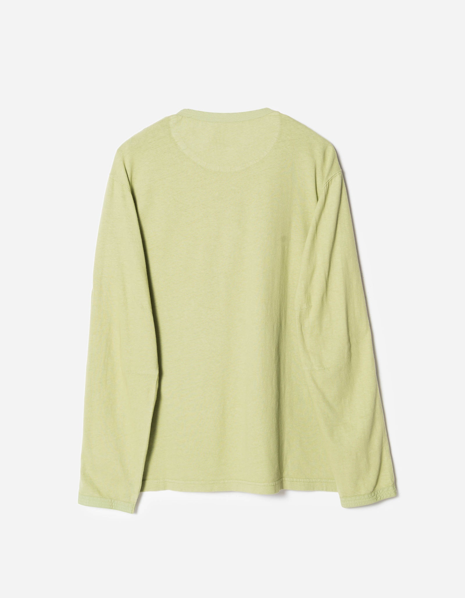 7208 Cotton Hemp Henley L/S T-shirt Moss Green