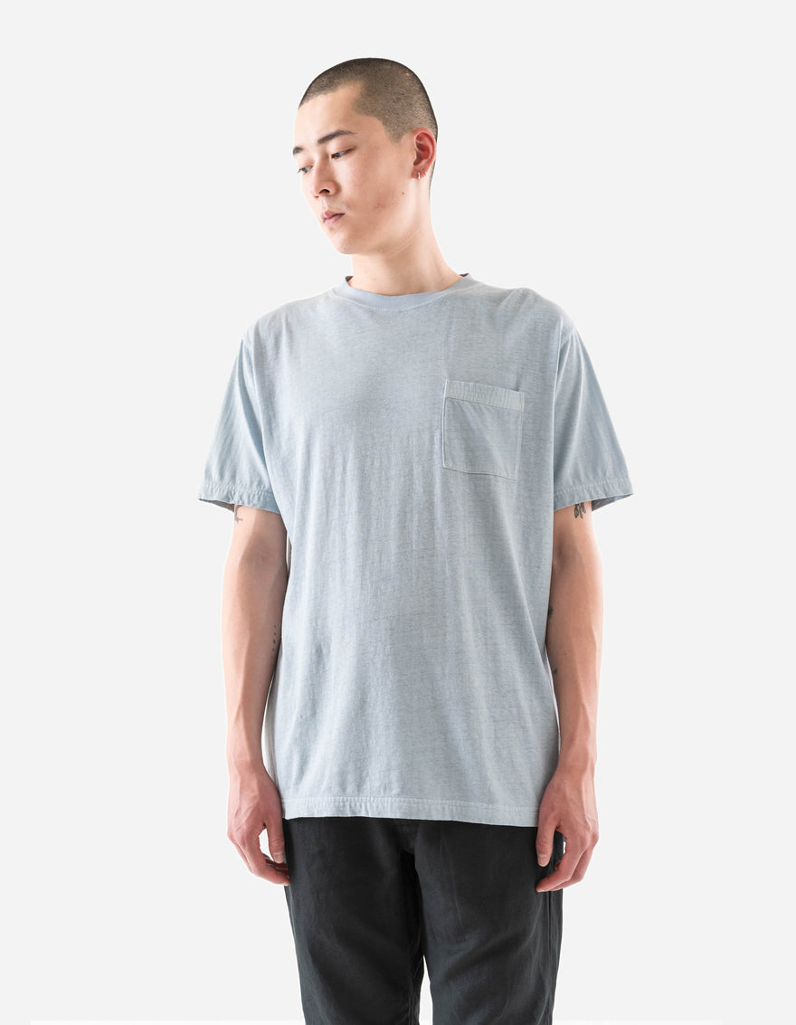 7209 Cotton Hemp S/S Tee Light Blue