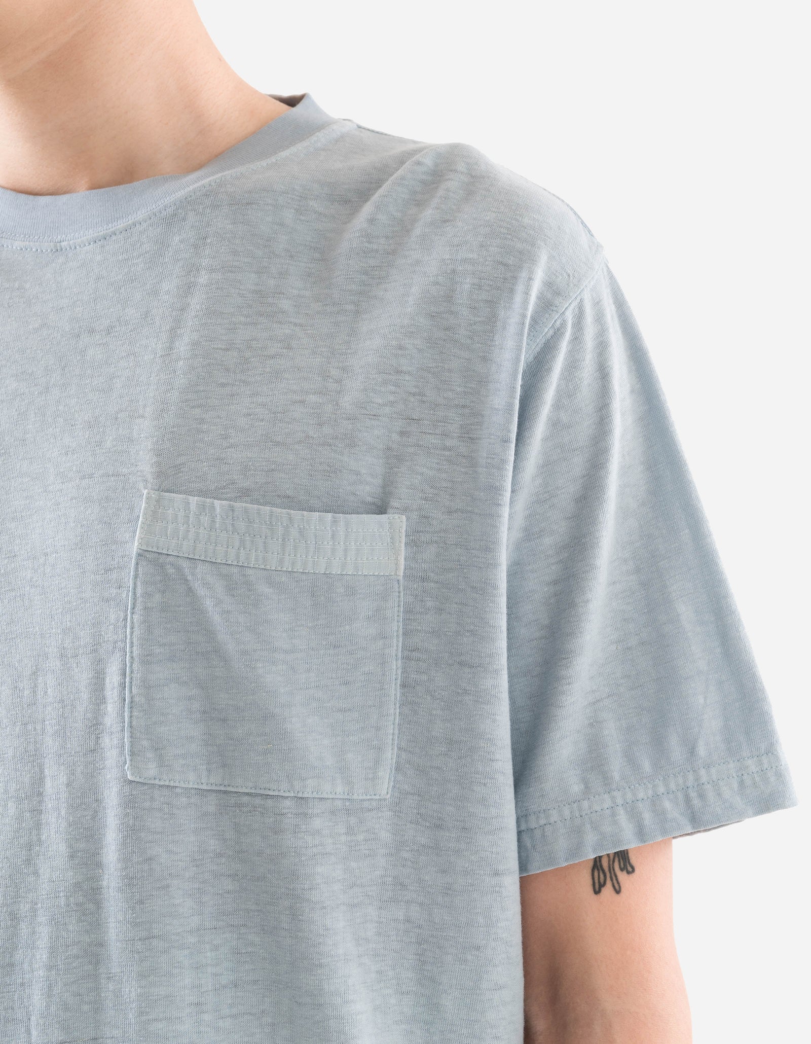 7209 Cotton Hemp S/S Tee Light Blue